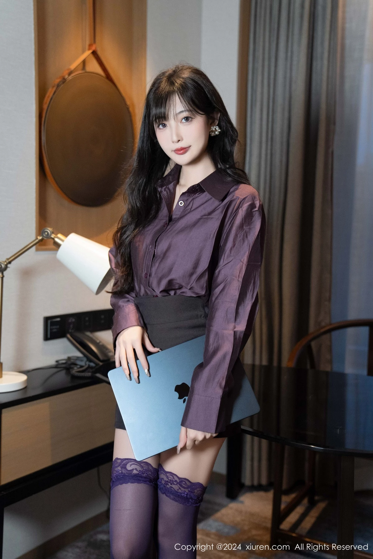 秀人集.com_[XiuRen秀人网]No.9428_模特林星阑性感紫色情趣连体内衣配紫色丝袜秀曼妙身姿诱惑写真81P