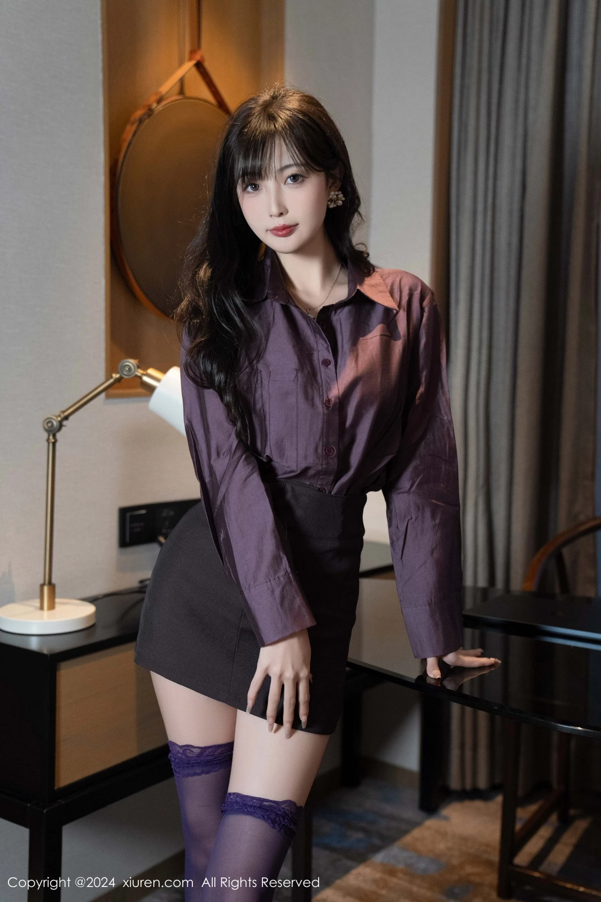 秀人集.com_[XiuRen秀人网]No.9428_模特林星阑性感紫色情趣连体内衣配紫色丝袜秀曼妙身姿诱惑写真81P