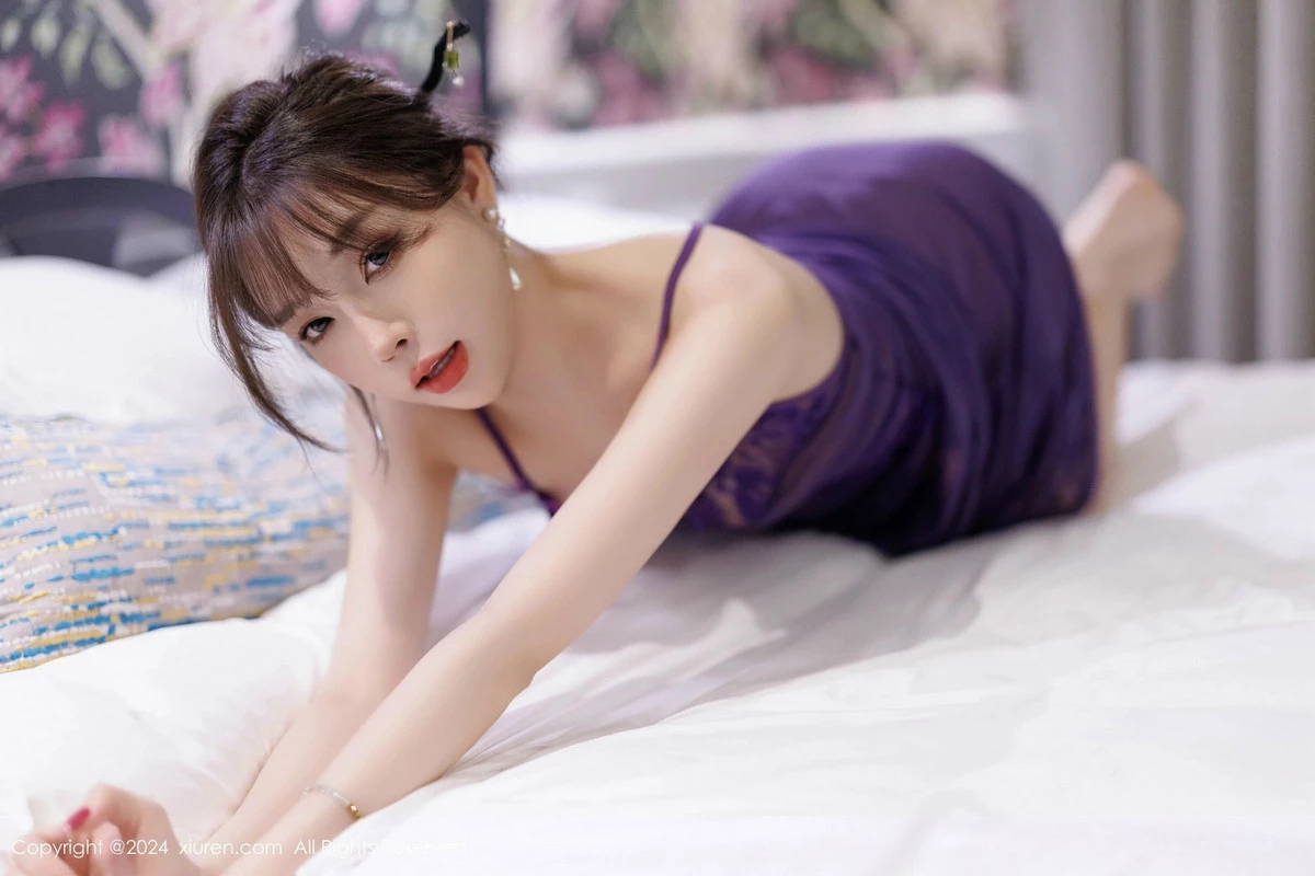 秀人集.com_[XiuRen秀人网]No.9553_女神徐莉芝Booty性感花色旗袍+紫色连衣裙秀曼妙身姿诱惑写真84P