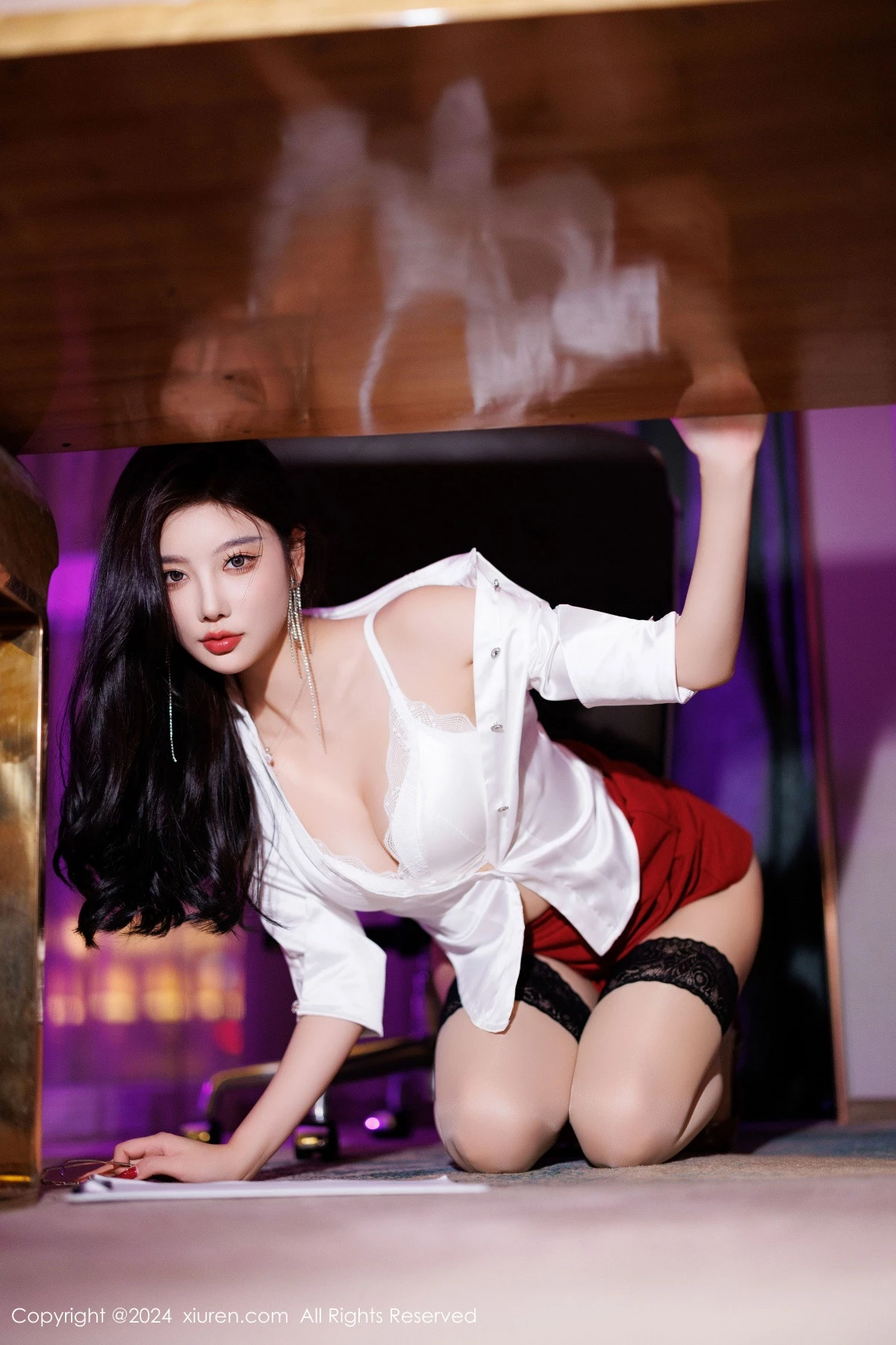 秀人集.com_[XiuRen秀人网]No.9565_女神杨晨晨Yome性感白T配红短裙露白色内衣秀丰腴身材诱惑写真80P