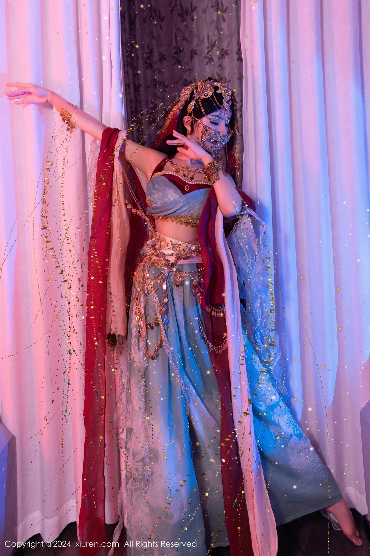 秀人集.com_[XiuRen秀人网]No.9585_新人模特不吃冰淇淋异域风情女郎性感情趣服饰秀火辣身材诱惑写真85P