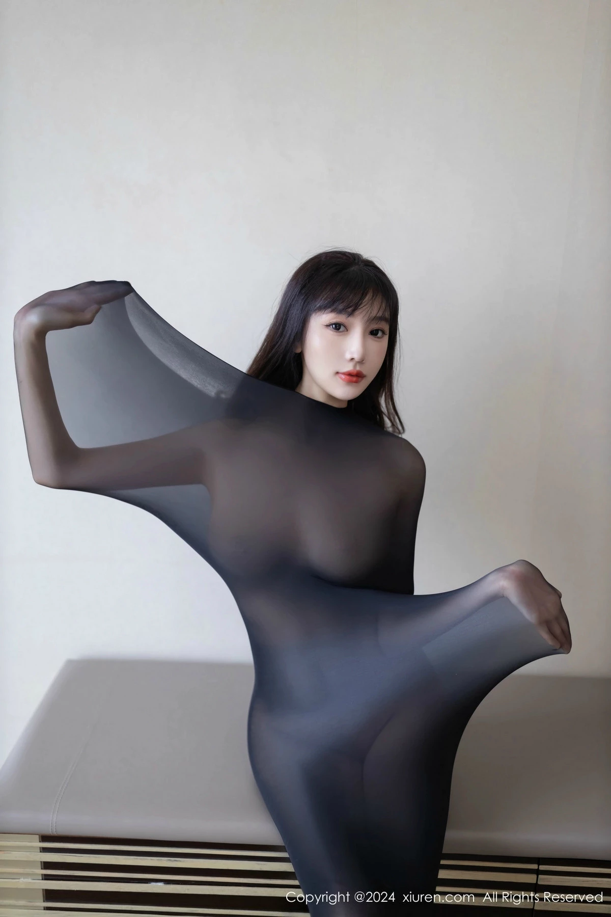 秀人集.com_[XiuRen秀人网]No.9590_模特陆萱萱私房性感黑色连体丝袜秀曼妙身姿翘臀美腿诱惑写真81P