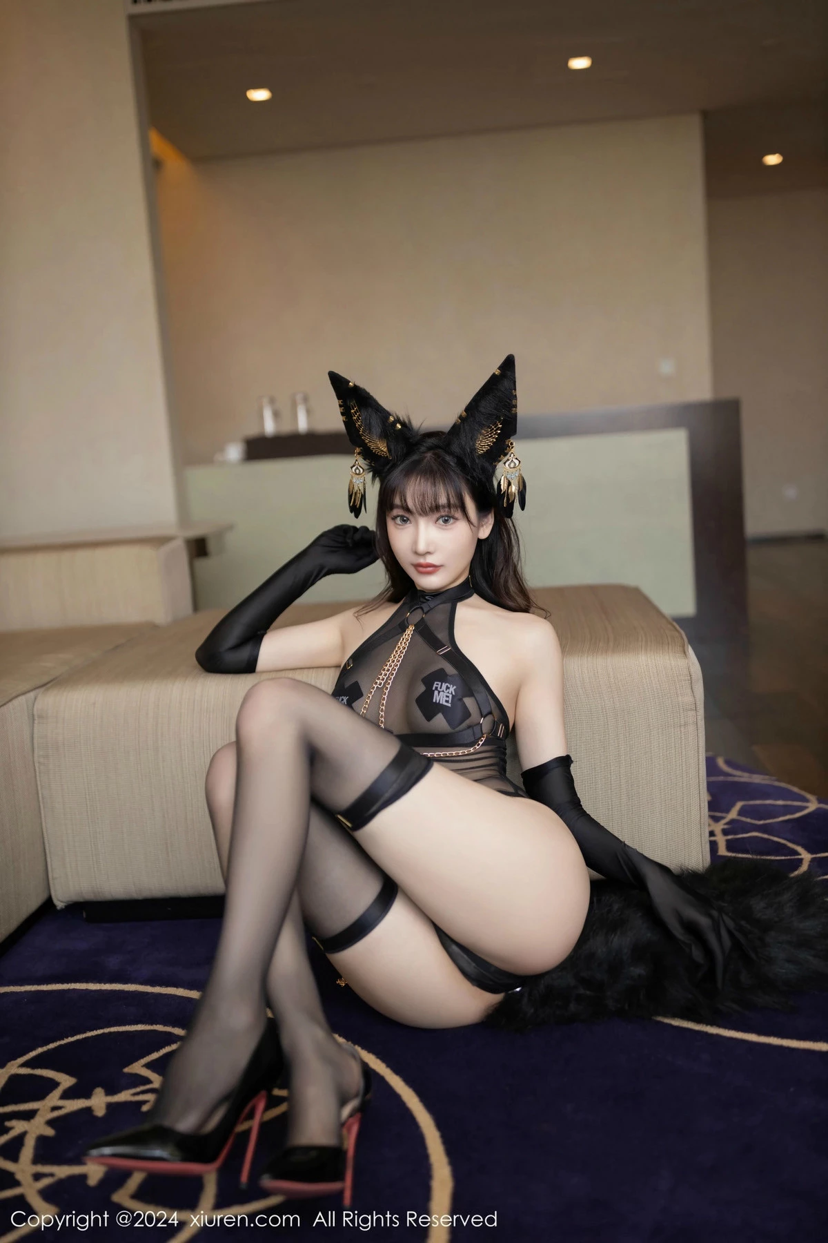 秀人集.com_[XiuRen秀人网]No.9483_模特陆萱萱性感黑色薄透连体衣配超薄黑丝秀曼妙身姿诱惑写真80P