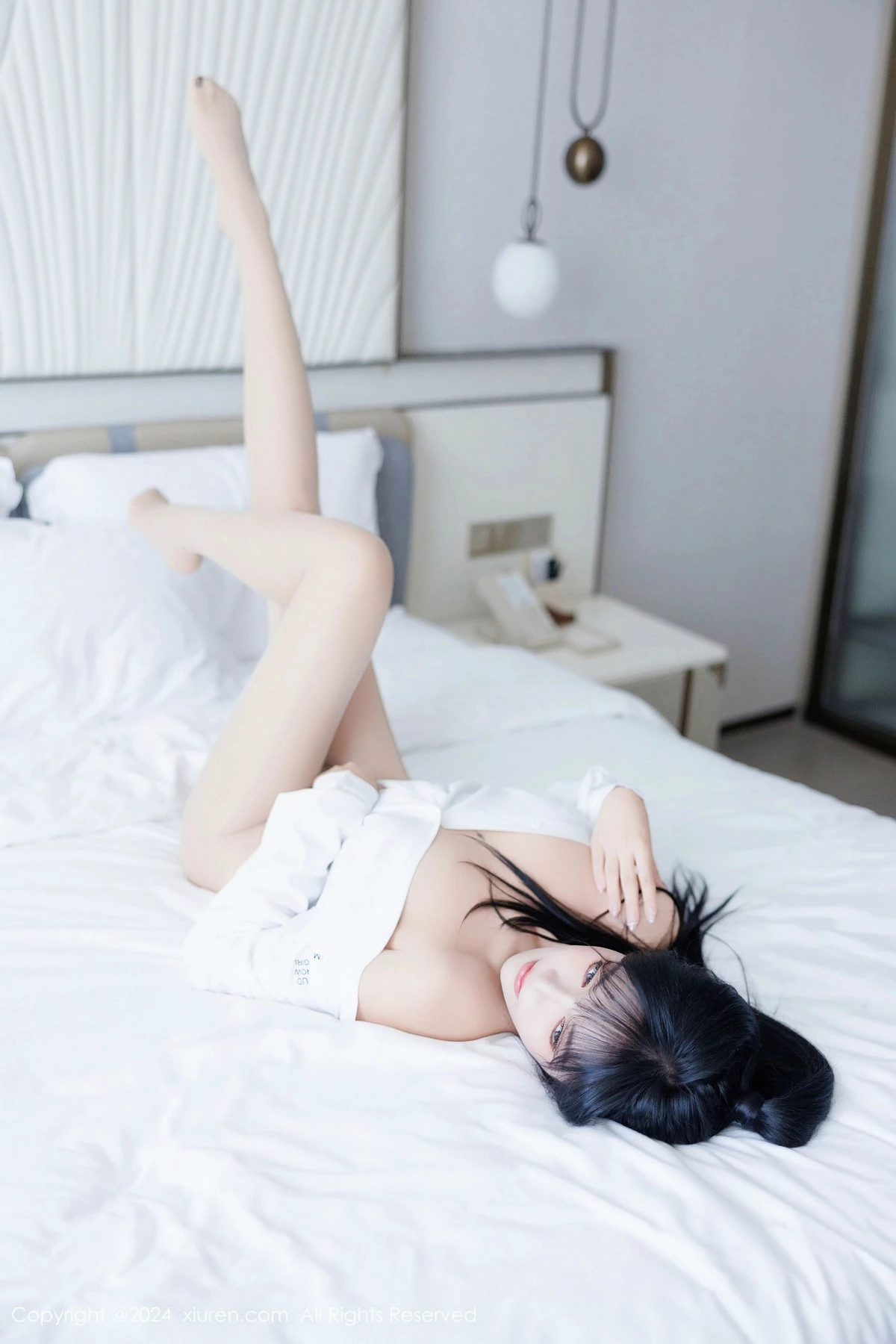 秀人集.com_[XiuRen秀人网]No.9505_模特娜比私房性感黑色蕾丝内衣配超薄肉丝秀凹凸身材诱惑写真88P