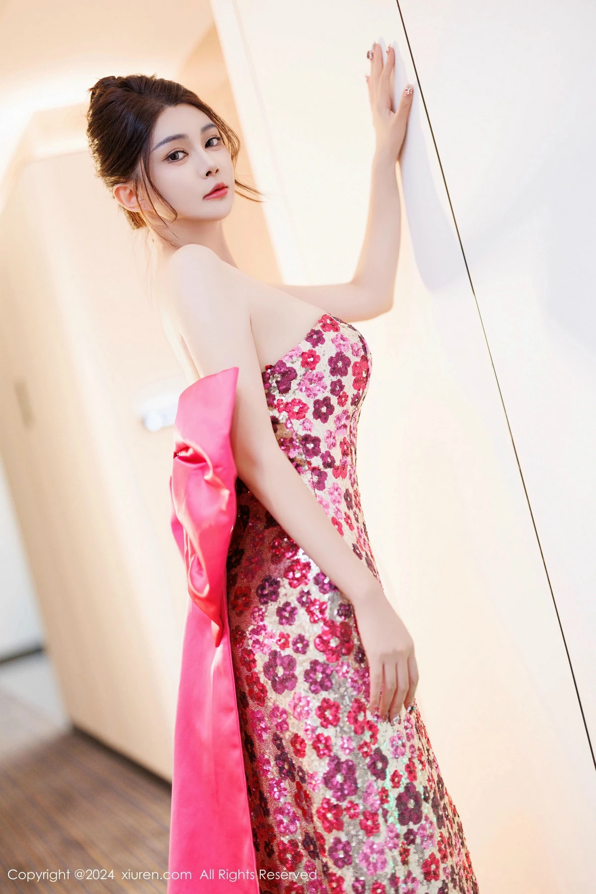 秀人集.com_[XiuRen秀人网]No.9688_模特凯竹Quinn性感绿色比基尼+红色连衣裙秀丰腴身材诱惑写真81P