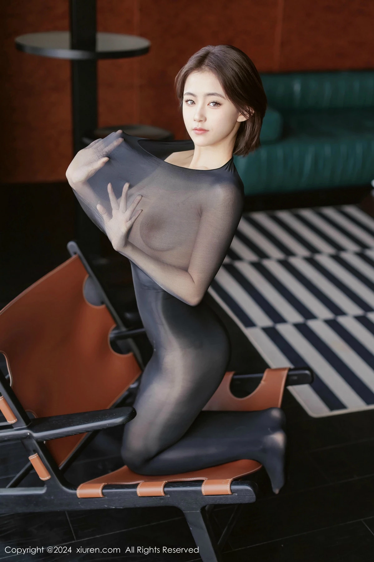 秀人集.com_[XiuRen秀人网]No.9684_新人模特小橘子orange私房性感黑色连衣丝袜秀曼妙身姿诱惑写真69P