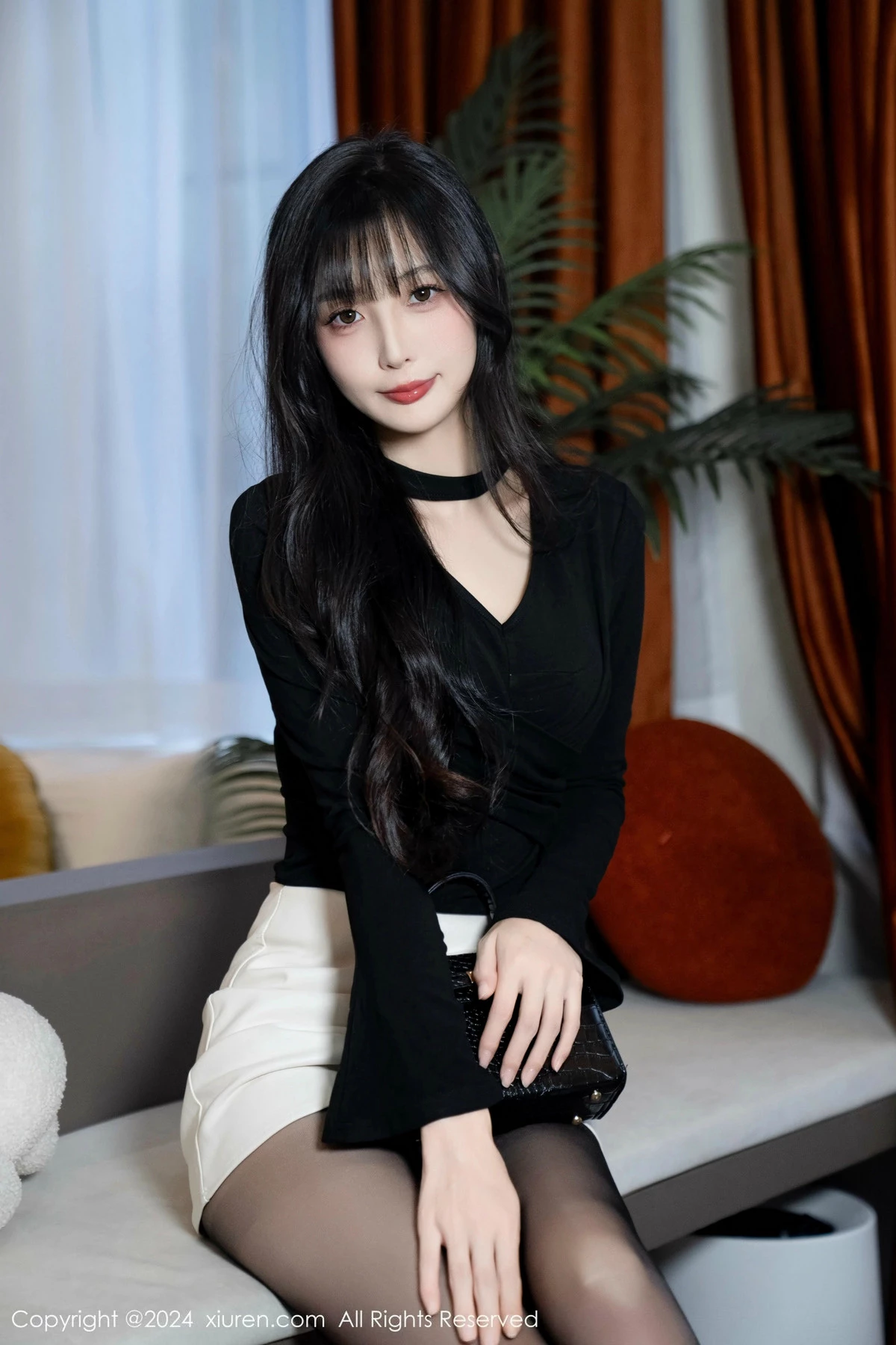 秀人集.com_[XiuRen秀人网]No.9691_模特林星阑性感墨绿色内衣配超薄黑丝秀曼妙身姿迷人诱惑写真100P