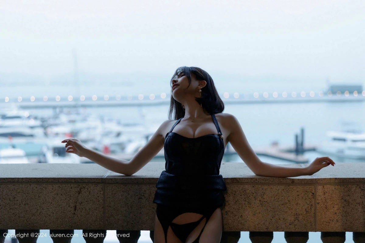 秀人集.com_[XiuRen秀人网]No.9624_女神徐莉芝Booty性感黑色情趣内衣配黑丝吊袜秀完美身材诱惑写真80P