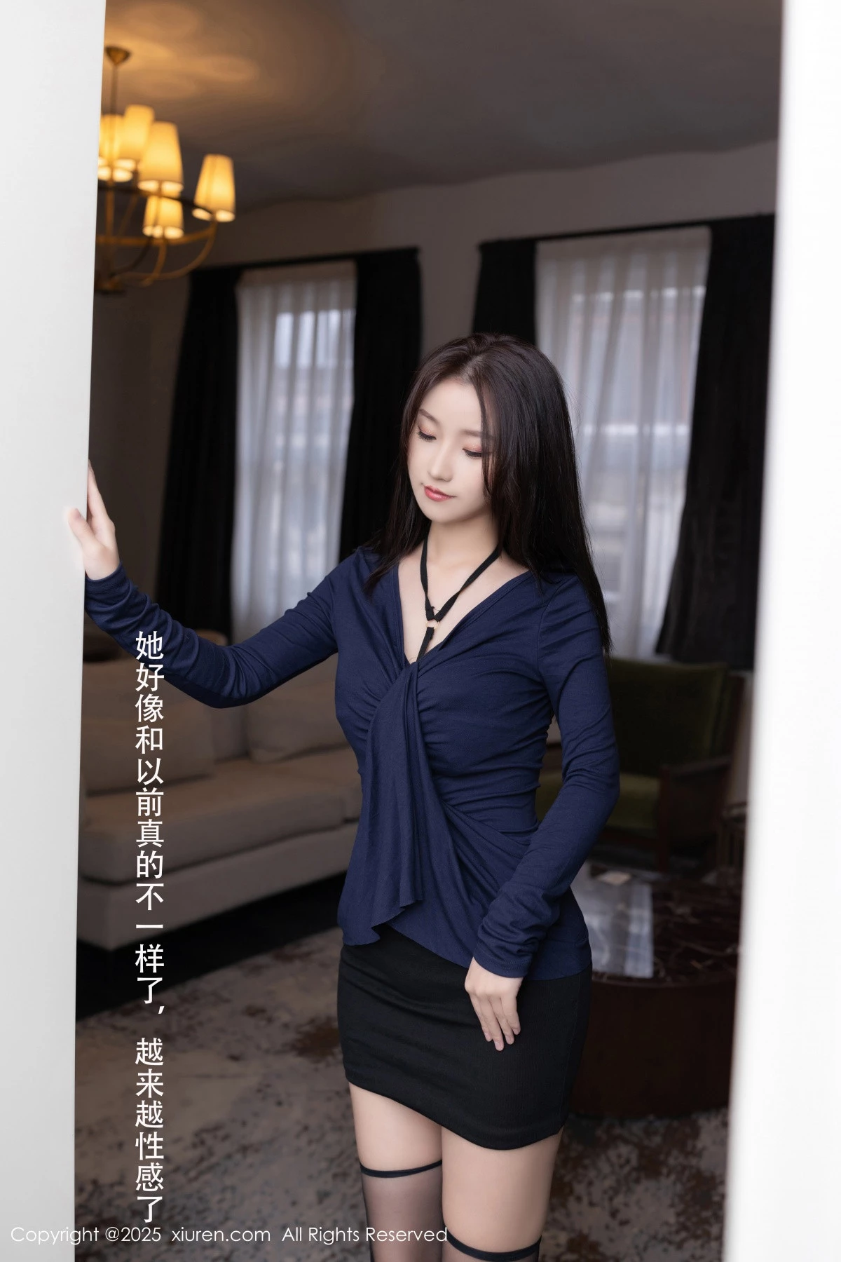 秀人集.com_[XiuRen秀人网]No.9729_模特杏子Yada性感黑色蕾丝情趣内衣配黑丝袜秀曼妙身姿诱惑写真79P