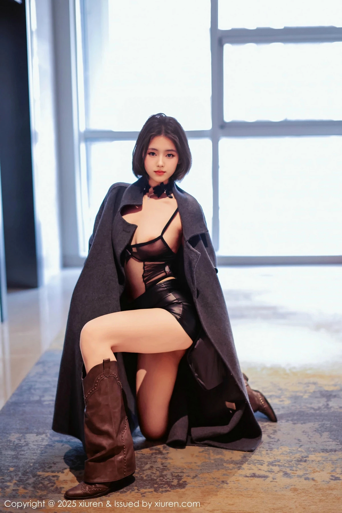 秀人集.com_[XiuRen秀人网]No.9727_模特小橘子orange私房性感黑色轻透连体内衣秀完美身材诱惑写真79P