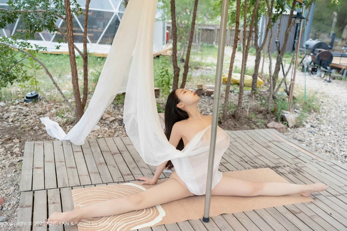 秀人集.com_[XINGYAN星颜社]VOL.298_模特清妙户外性感白色轻透薄纱透视秀诱人胴体火辣诱惑写真80P