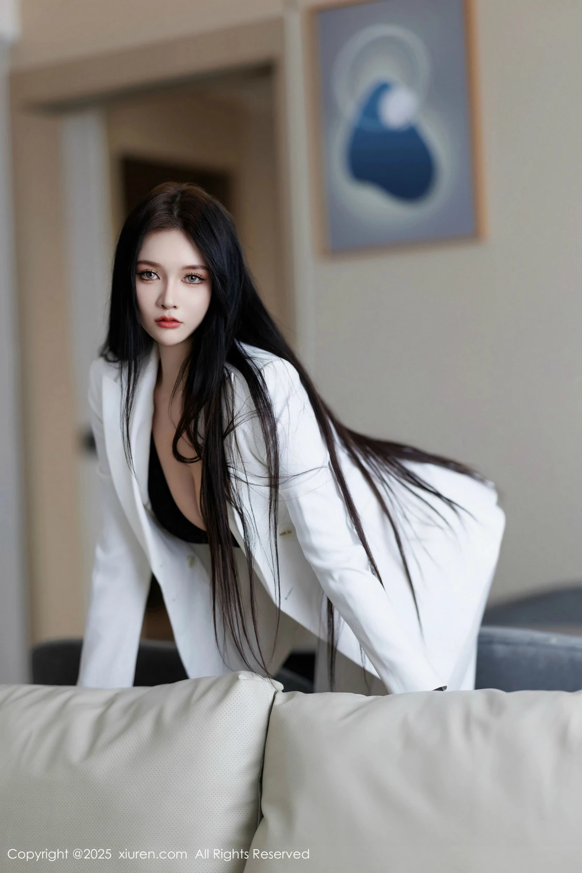 秀人集.com_[XiuRen秀人网]No.9755_模特娜比性感黑色情趣内衣配黑丝吊袜秀凹凸身材完美诱惑写真91P