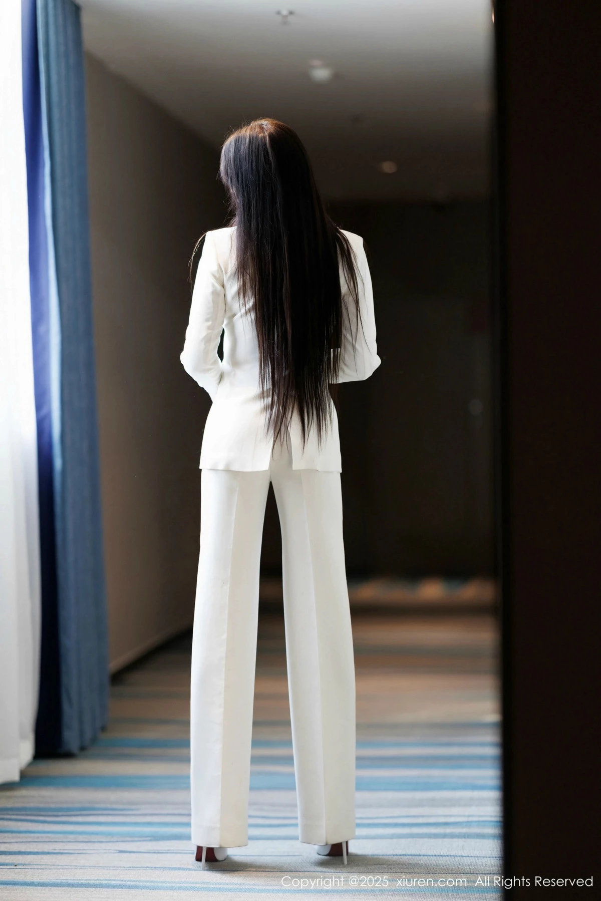 秀人集.com_[XiuRen秀人网]No.9755_模特娜比性感黑色情趣内衣配黑丝吊袜秀凹凸身材完美诱惑写真91P