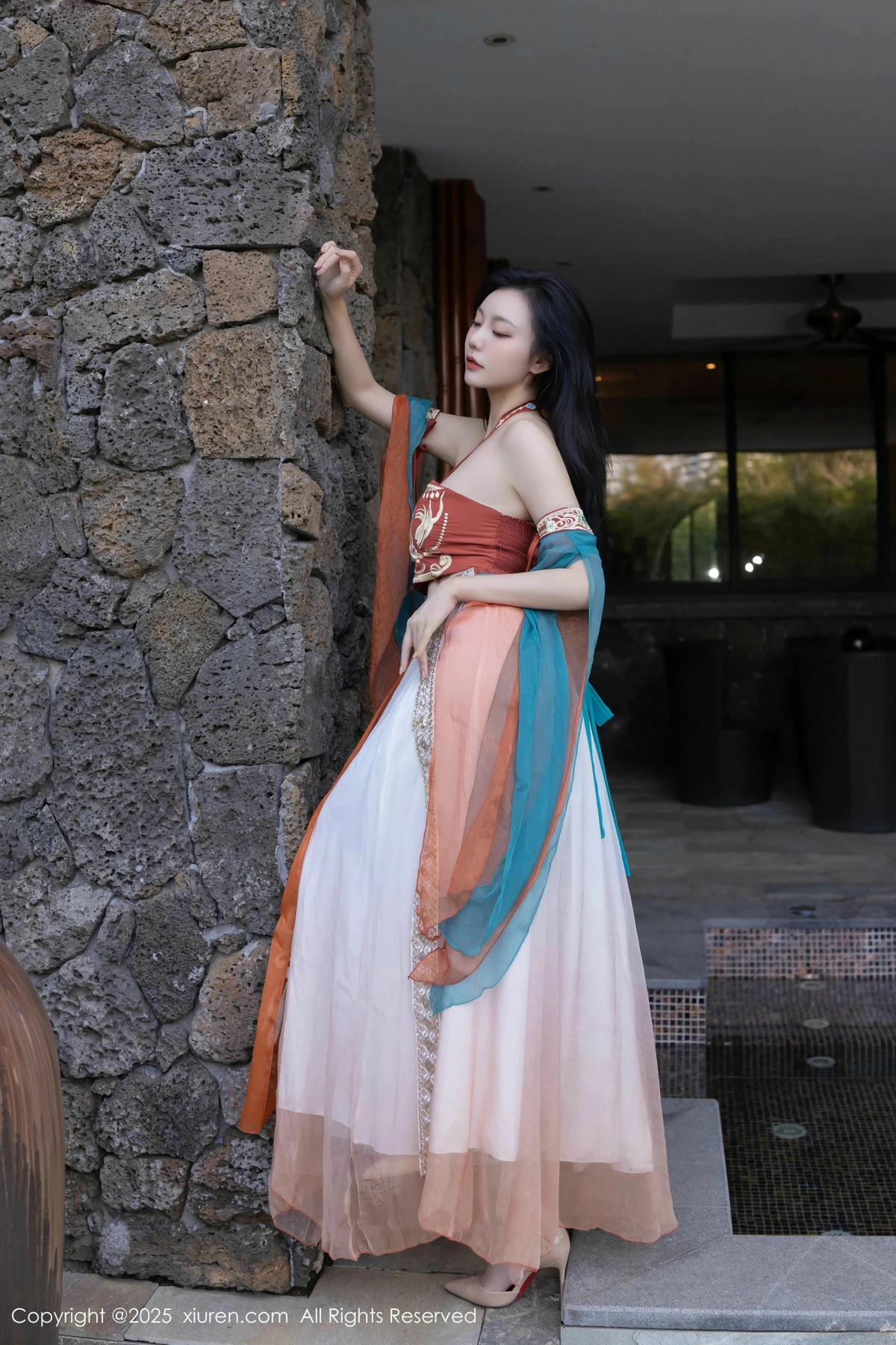 秀人集.com_[XiuRen秀人网]No.9757_模特安然anran性感古风薄纱服饰配超薄肉丝秀丰满身材诱惑写真81P