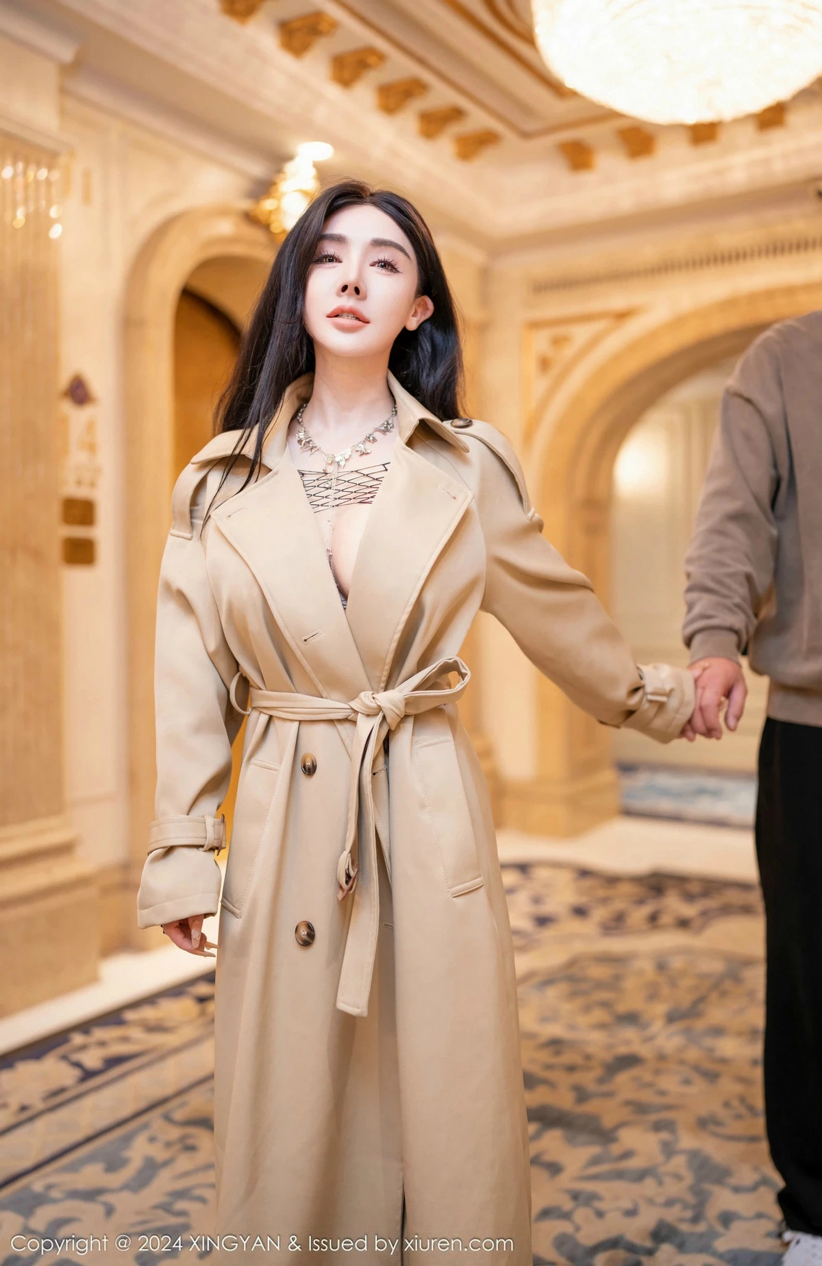 秀人集.com_[XINGYAN星颜社]VOL.293_模特潘思沁情节拍摄性感黑色网格连体衣秀巨乳肥臀诱惑写真79P