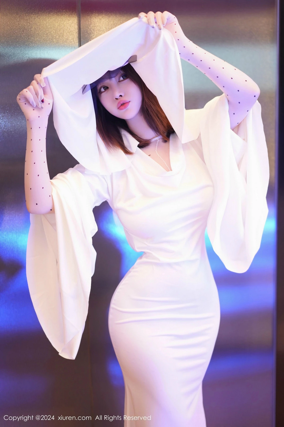 秀人集.com_[XiuRen秀人网]No.9629_女神王雨纯性感白色连衣裙露白色连体丝袜秀惹火身材诱惑写真90P