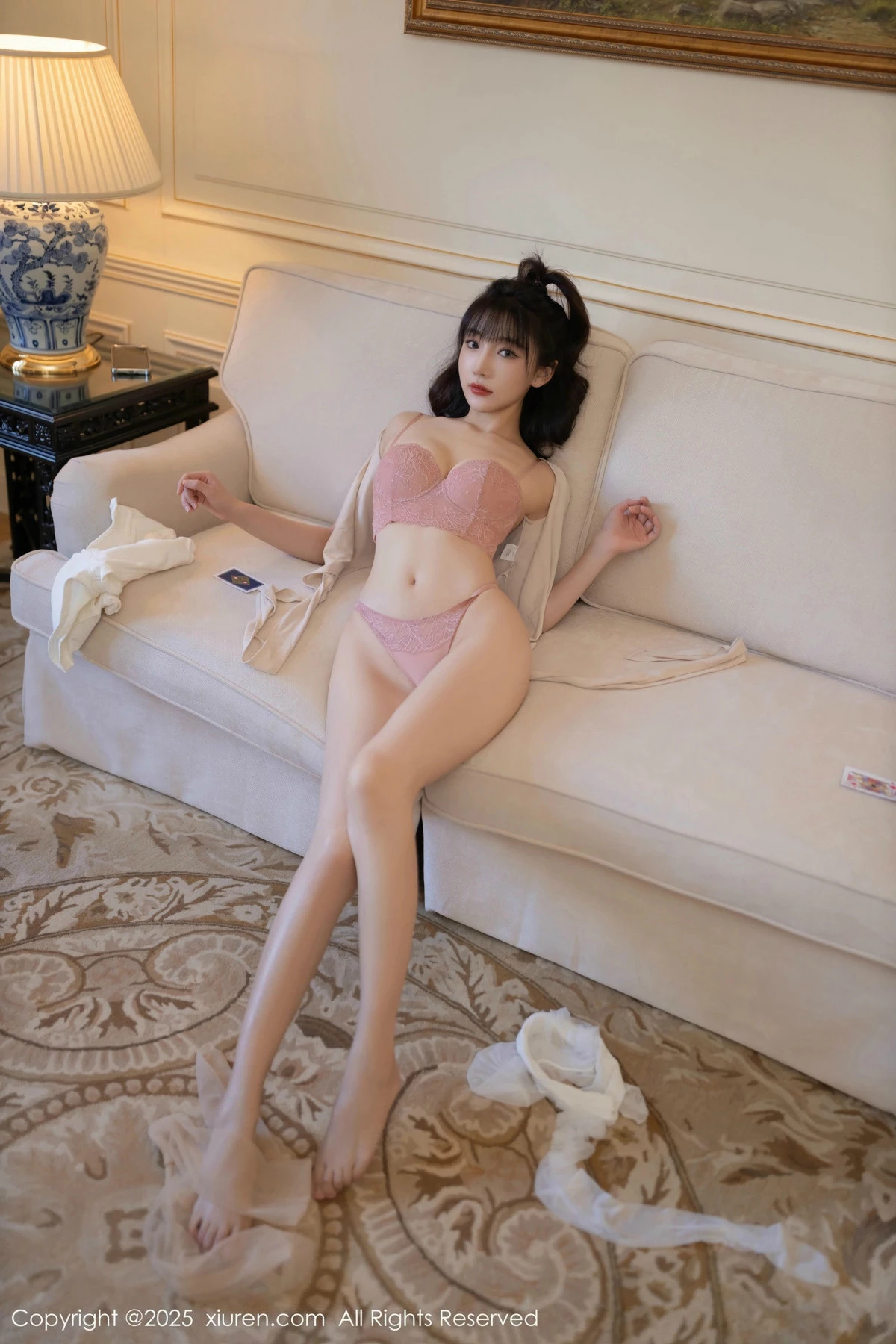 秀人集.com_[XiuRen秀人网]No.9806_模特合集陆萱萱＆安然anran性感姐妹花蕾丝内衣撩人诱惑写真80P