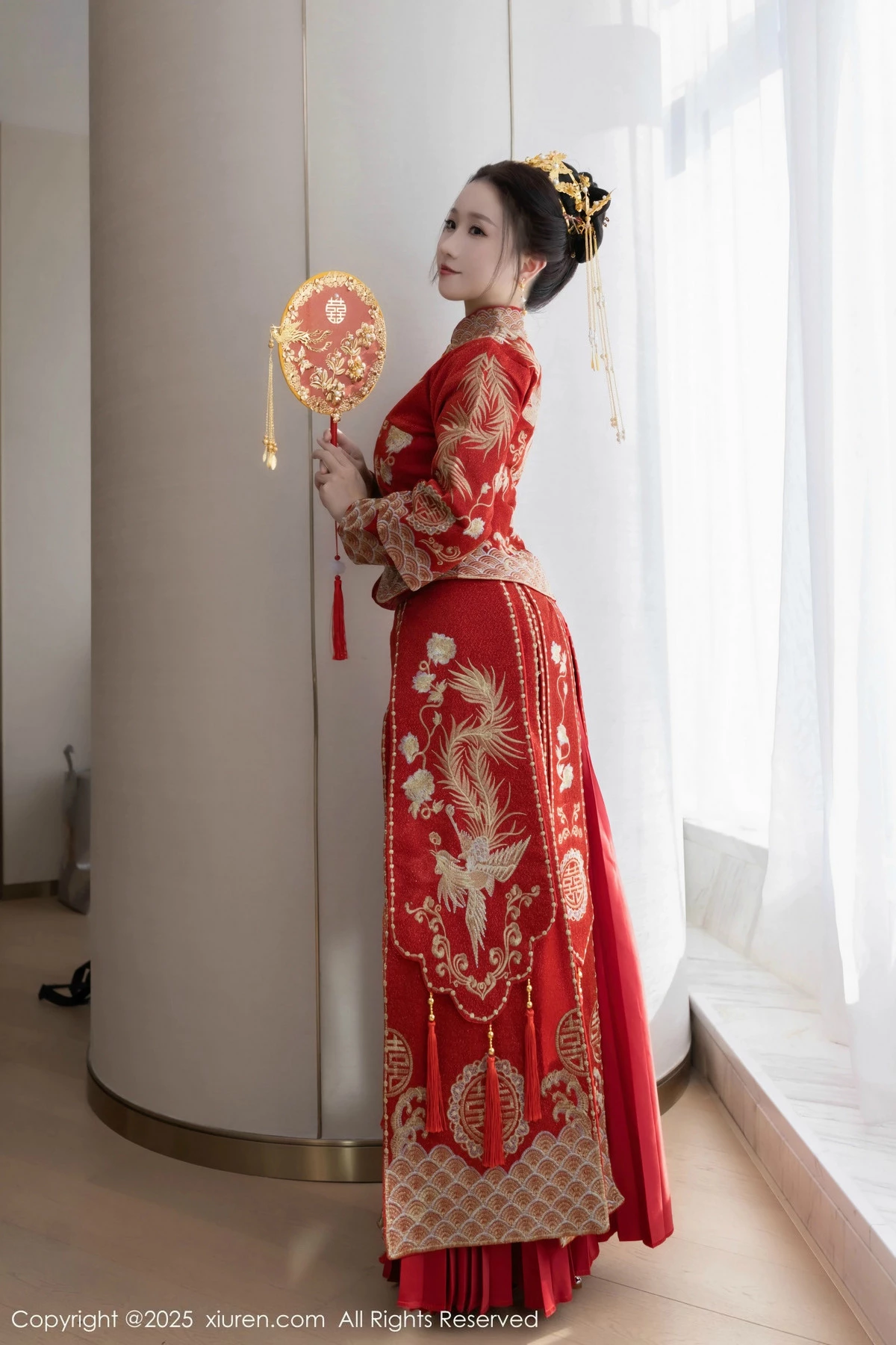 秀人集.com_[XiuRen秀人网]No.9811_模特杏子Yada性感新娘装红色情趣内衣配超薄肉丝秀美腿诱惑写真84P