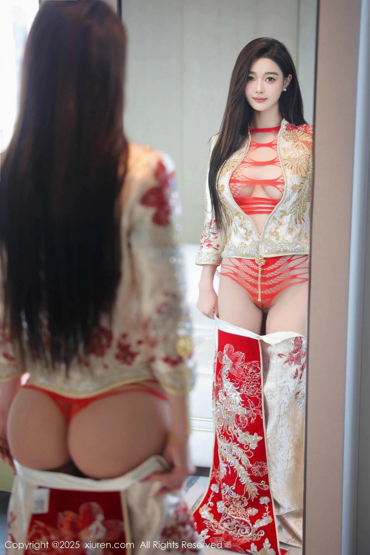 秀人集.com_[XiuRen秀人网]No.9833_模特Candy糖糖性感喜庆服饰露红色情趣服饰秀丰腴身材诱惑写真88P