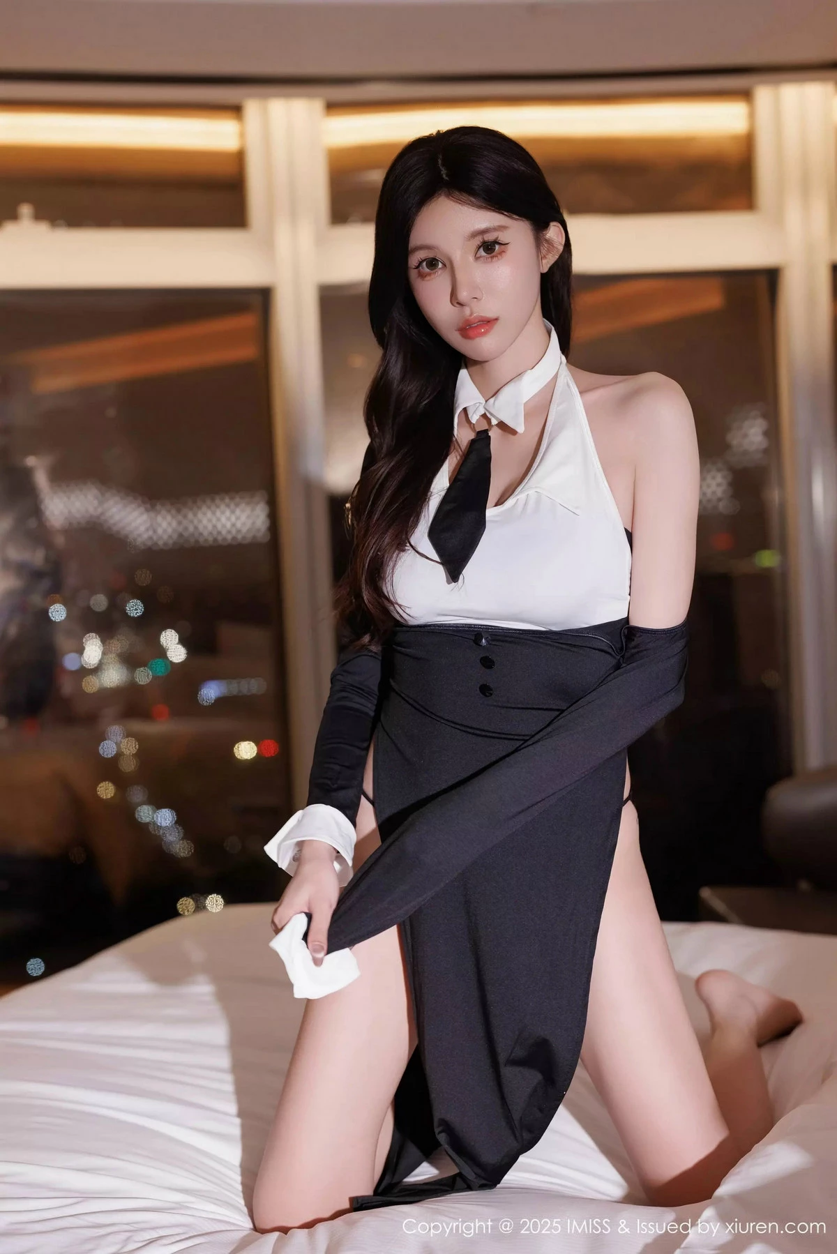 秀人集.com_[IMISS爱蜜社]Vol.786_模特泥鳅鳅性感黑色情趣内衣配超薄黑丝秀完美身材撩人诱惑写真65P