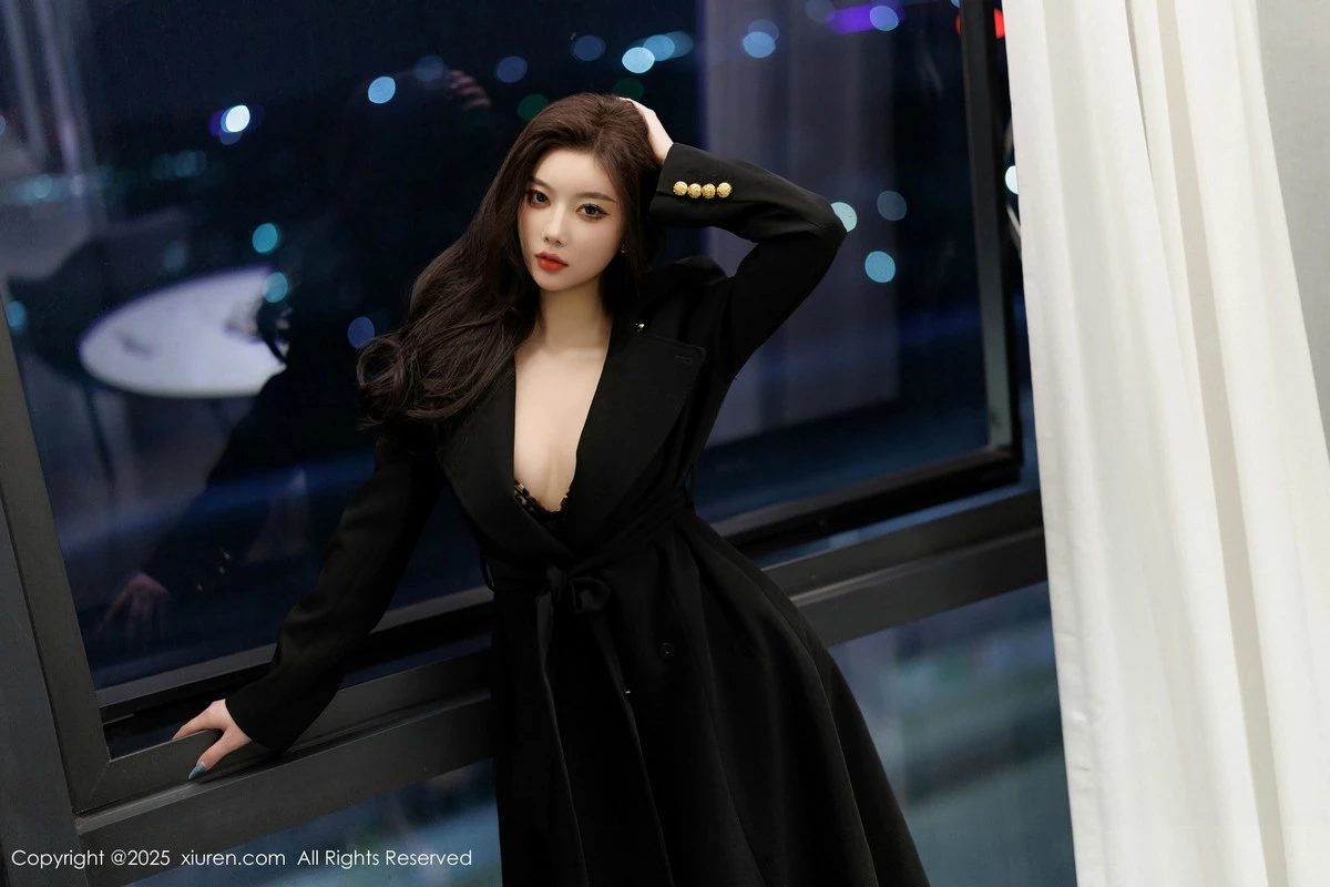 秀人集.com_[XiuRen秀人网]No.9984_女神杨晨晨Yome性感黑色情趣内衣配黑丝袜秀丰腴身材诱惑写真90P