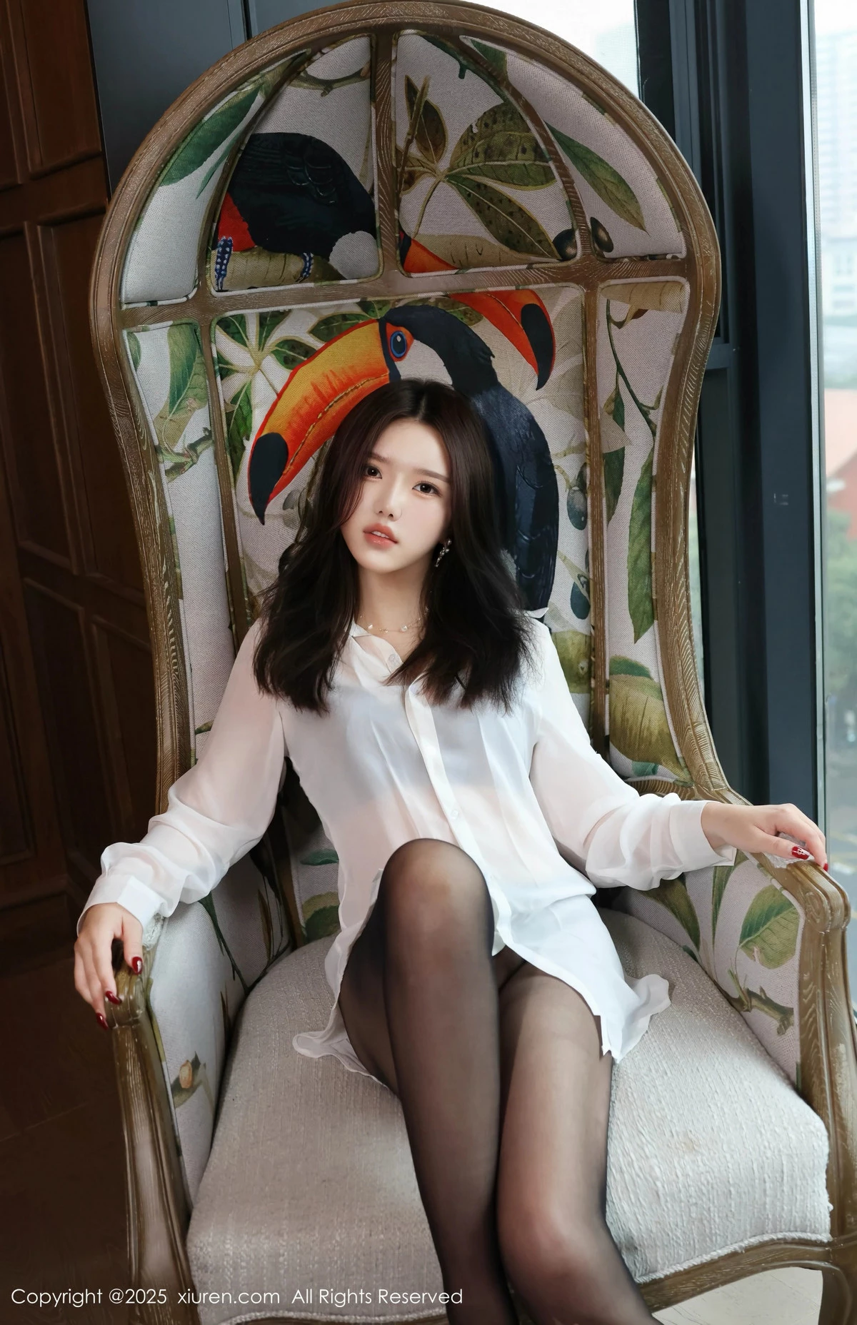 秀人集.com_[XiuRen秀人网]No.9983_模特小薯条nienie纪念日主题性感白衬衫配超薄黑丝秀美腿诱惑写真106P