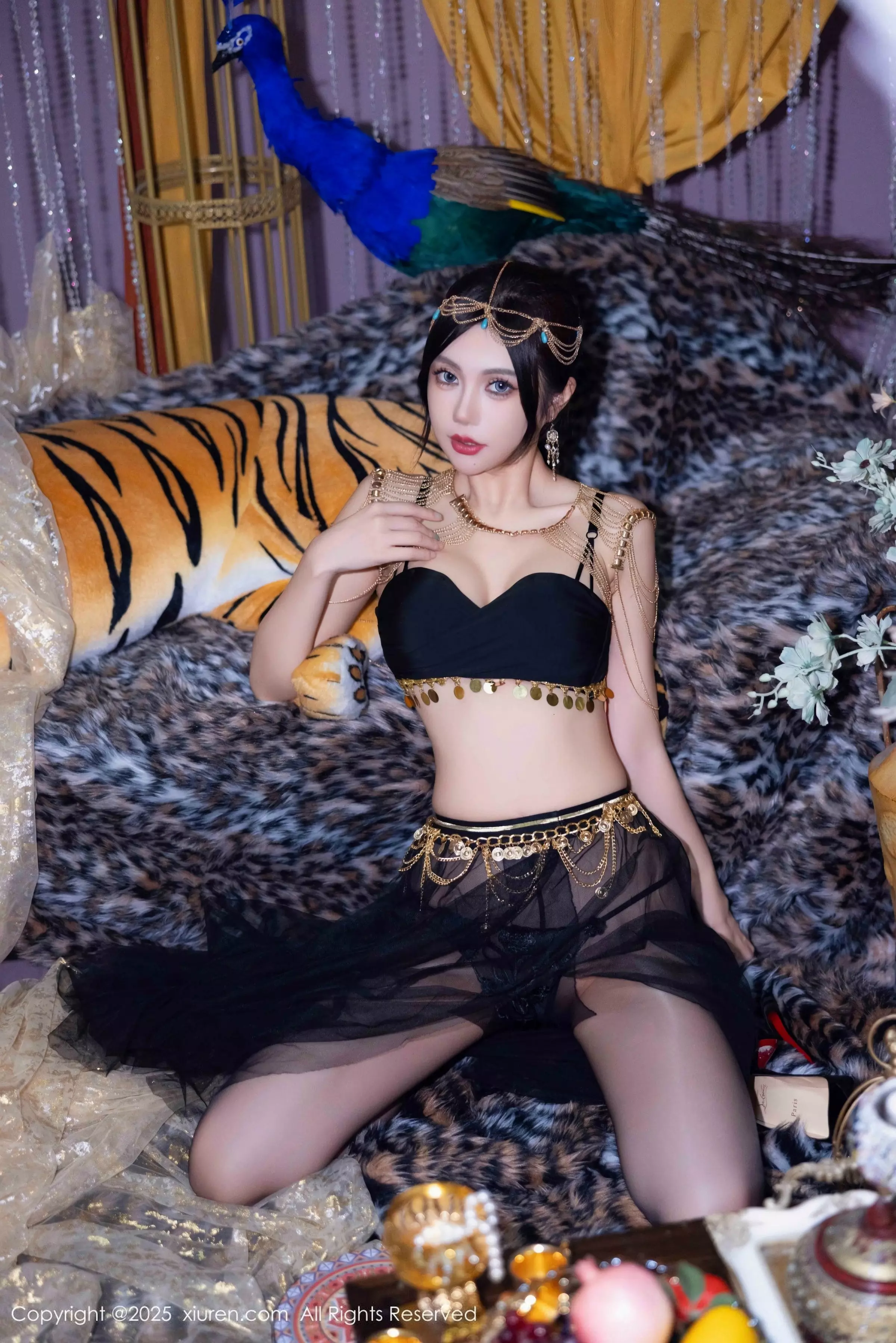 秀人集.com_[XiuRen秀人网]No.10018_女神绮里嘉ula性感黑色轻透长裙露黑色内衣秀曼妙身姿诱惑写真79P