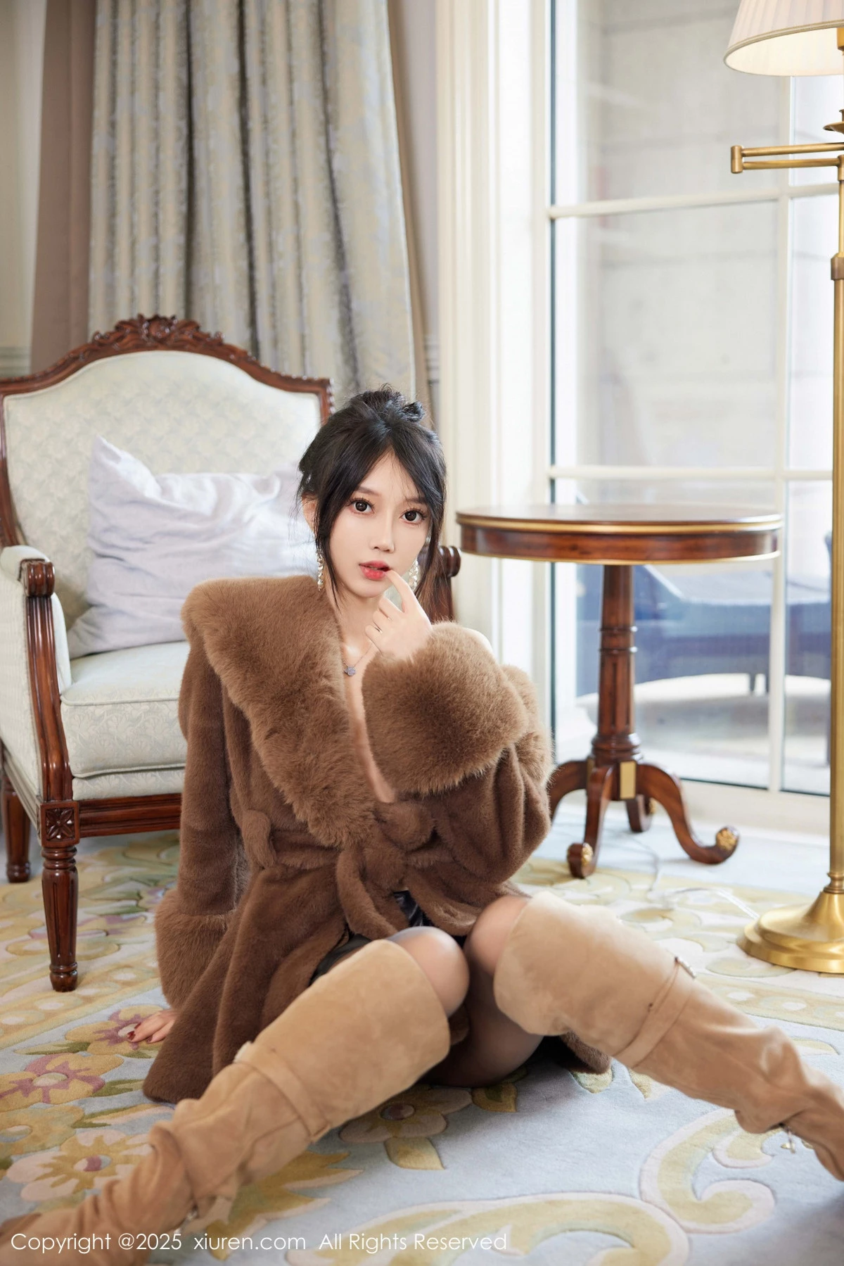 秀人集.com_[XiuRen秀人网]No.9919_模特玥儿玥er性感咖啡色毛衣配超薄无内黑丝秀惹火身材诱惑写真91P