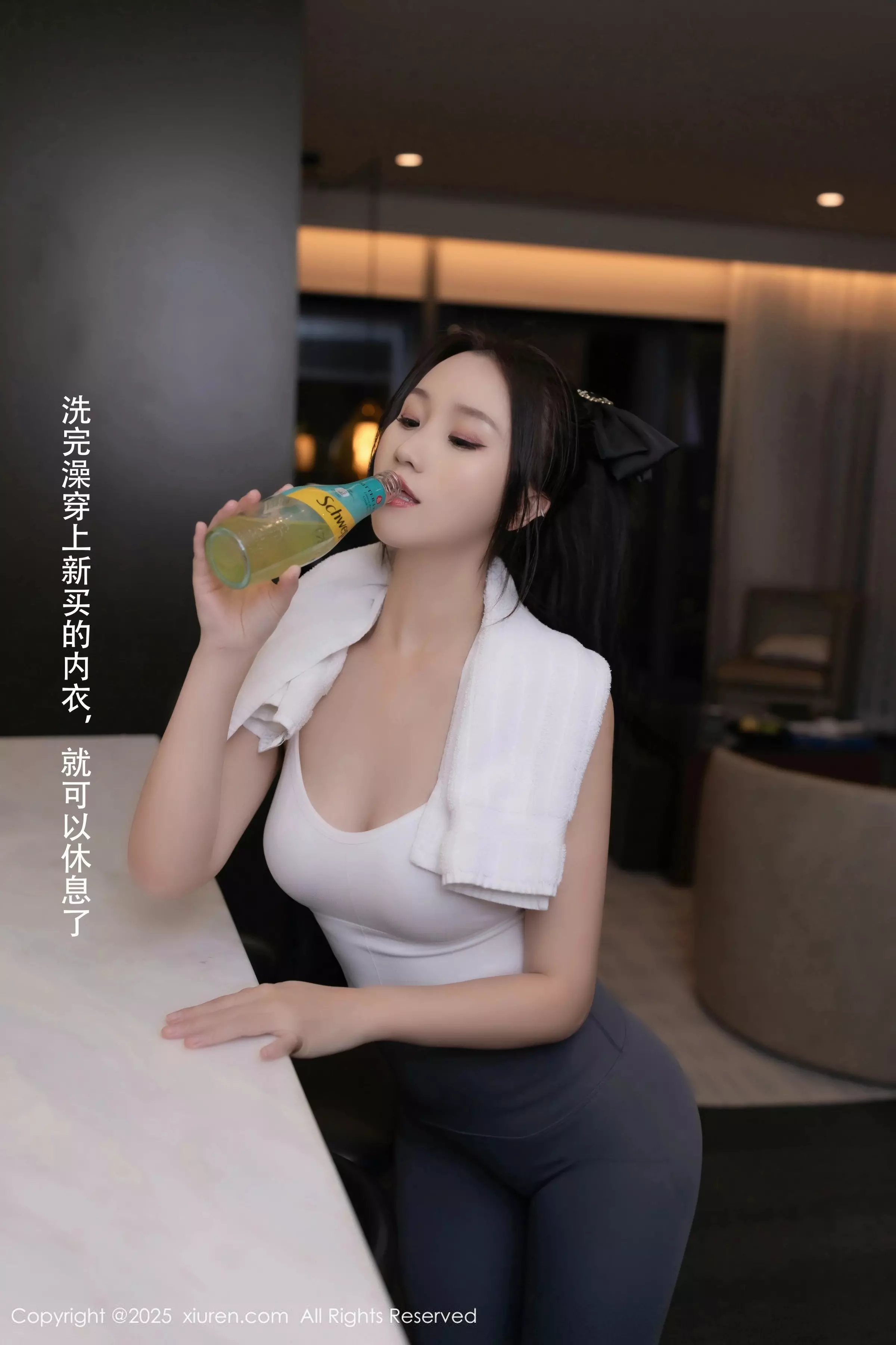 秀人集.com_[XiuRen秀人网]No.10042_模特杏子Yada性感灰色瑜伽服露紫色内衣秀曼妙身姿诱惑写真82P