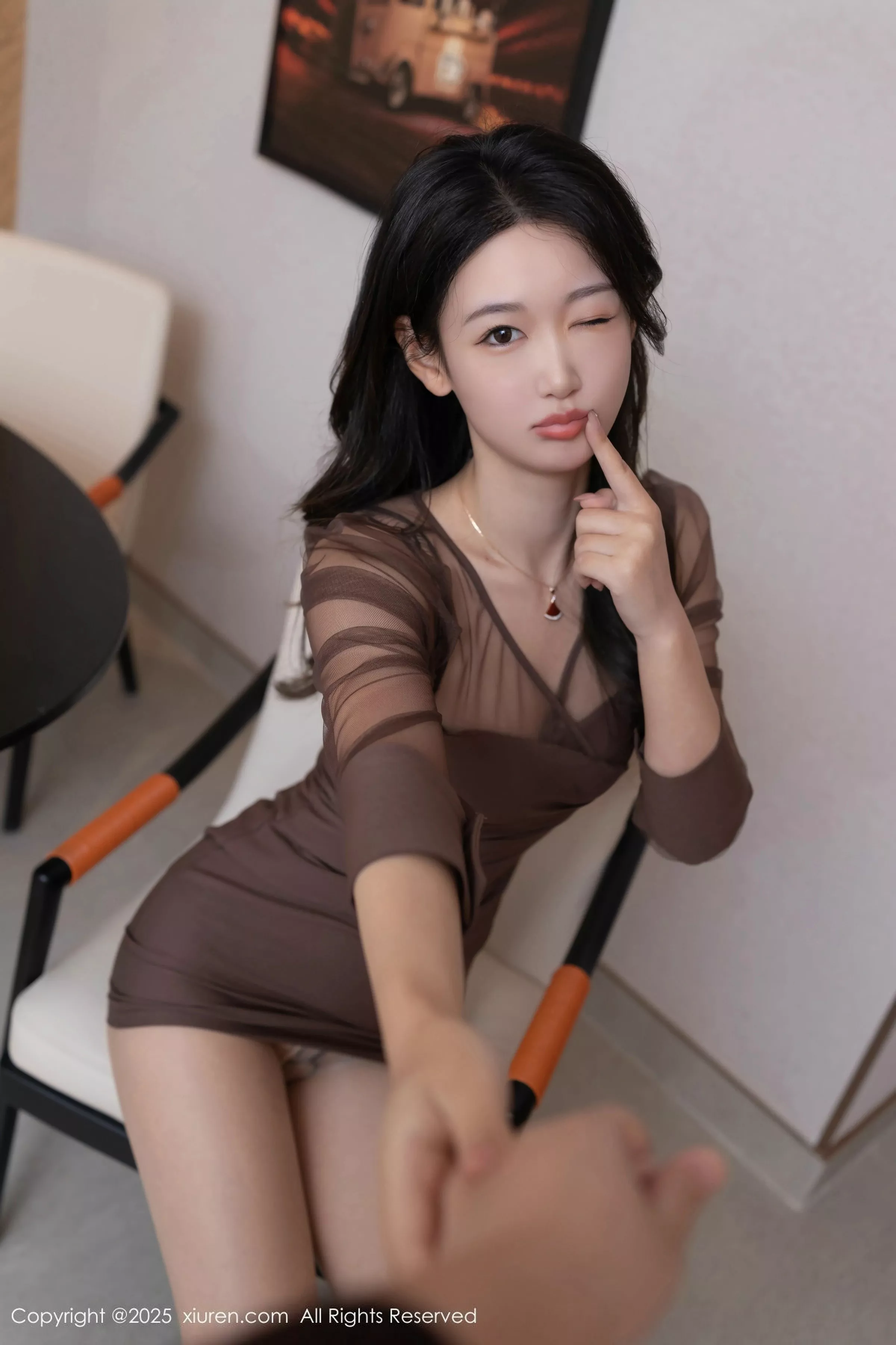 秀人集.com_[XiuRen秀人网]No.10120_模特唐安琪深色连衣裙露黑色内衣配超薄肉丝秀曼妙身姿诱惑写真81P