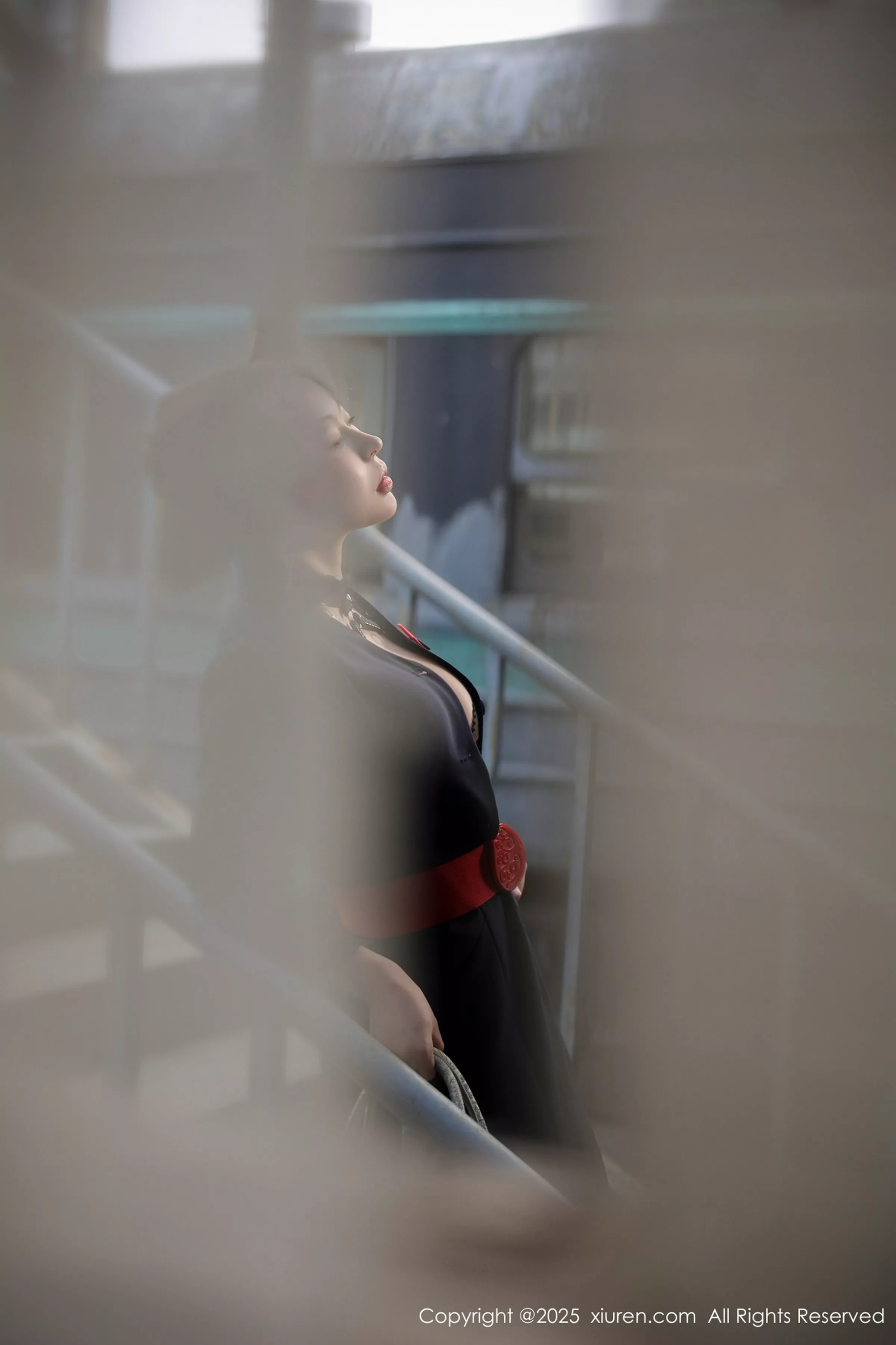 秀人集.com_[XiuRen秀人网]No.10155_模特白茹雪abby性感黑色情趣内衣配黑丝吊袜秀丰腴身材诱惑写真78P