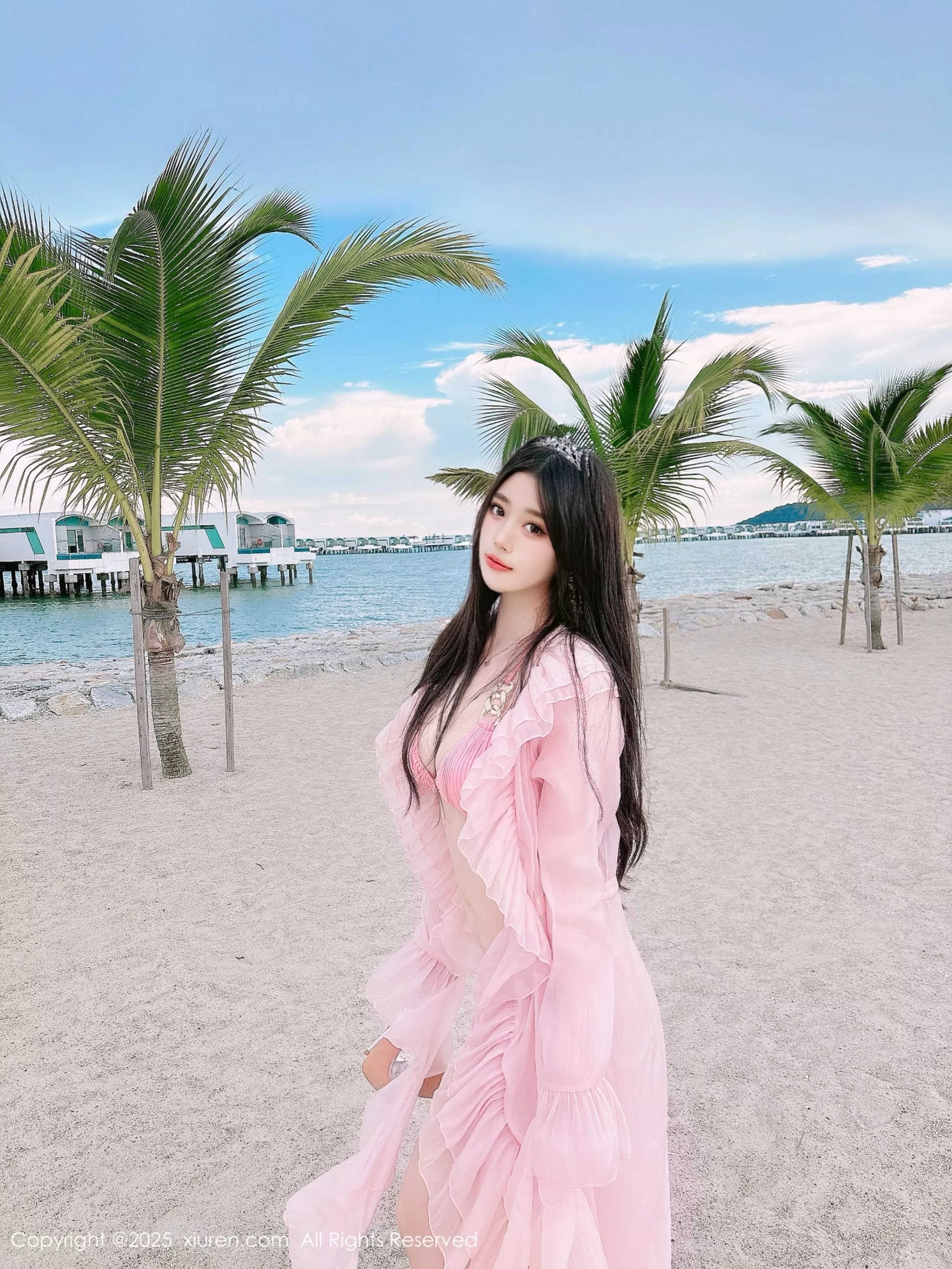 秀人集.com_[XiuRen秀人网]No.10160_模特蛋蛋宝性感粉色薄纱服饰露粉色比基尼秀丰腴身材诱惑写真66P