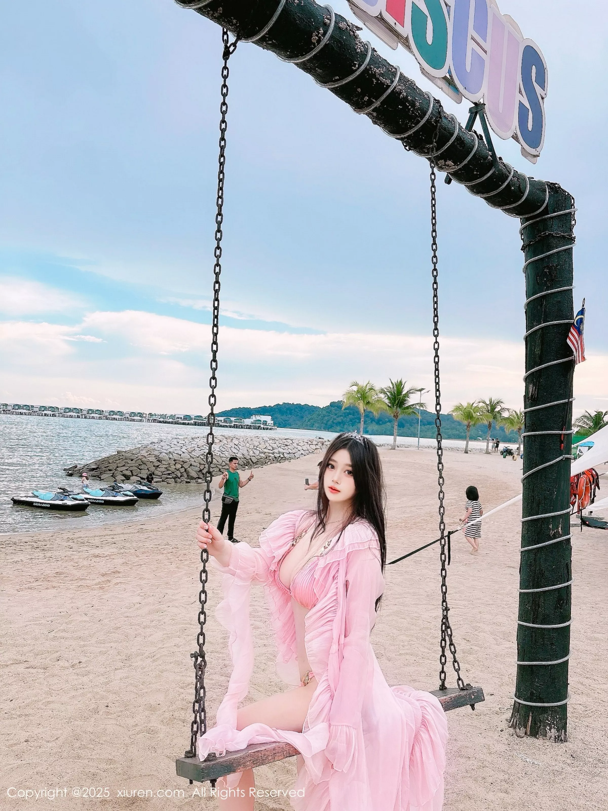 秀人集.com_[XiuRen秀人网]No.10160_模特蛋蛋宝性感粉色薄纱服饰露粉色比基尼秀丰腴身材诱惑写真66P