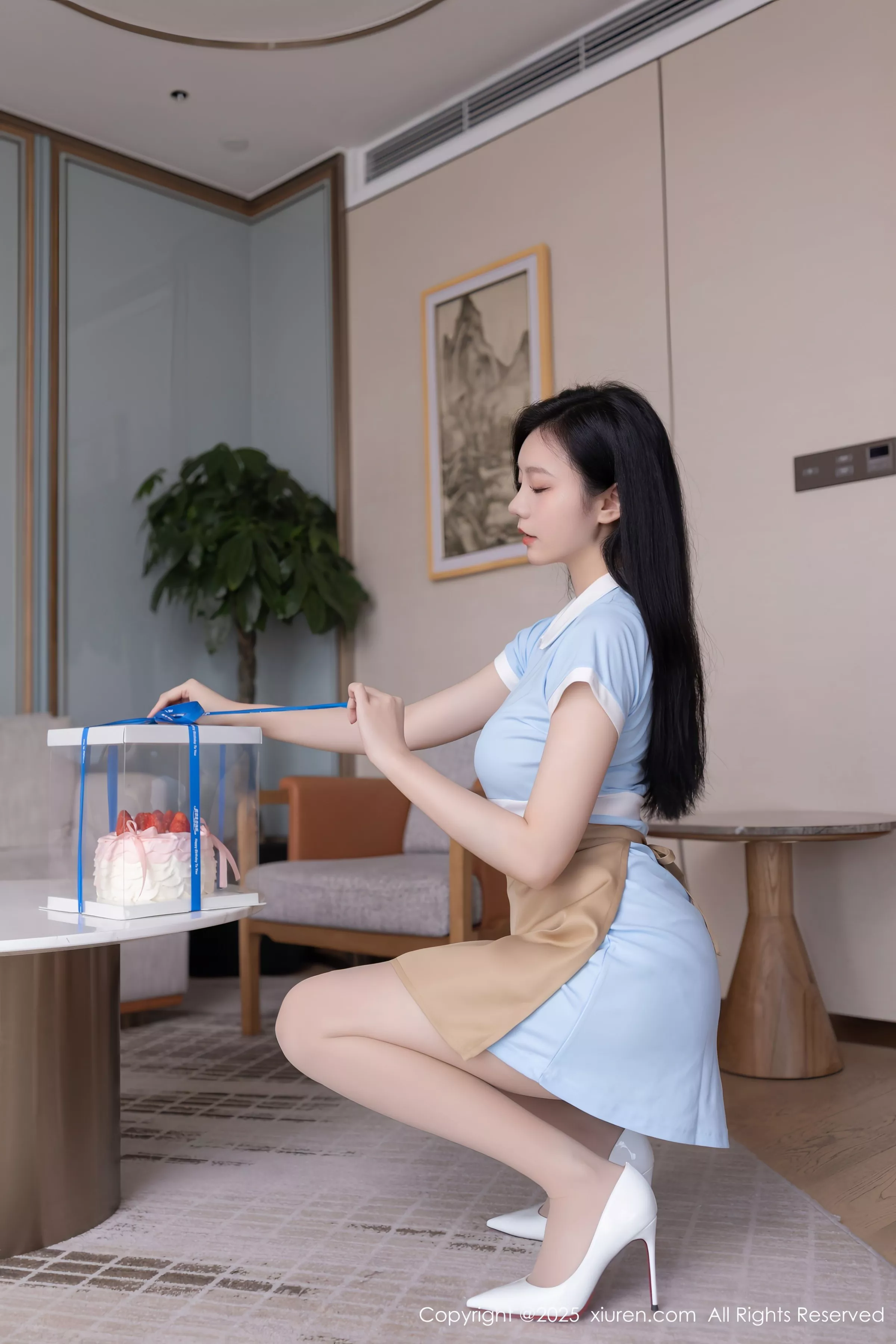 秀人集.com_[XiuRen秀人网]No.10214_模特安然anran性感蓝色连衣短裙配超薄肉丝秀曼妙身姿诱惑写真80P