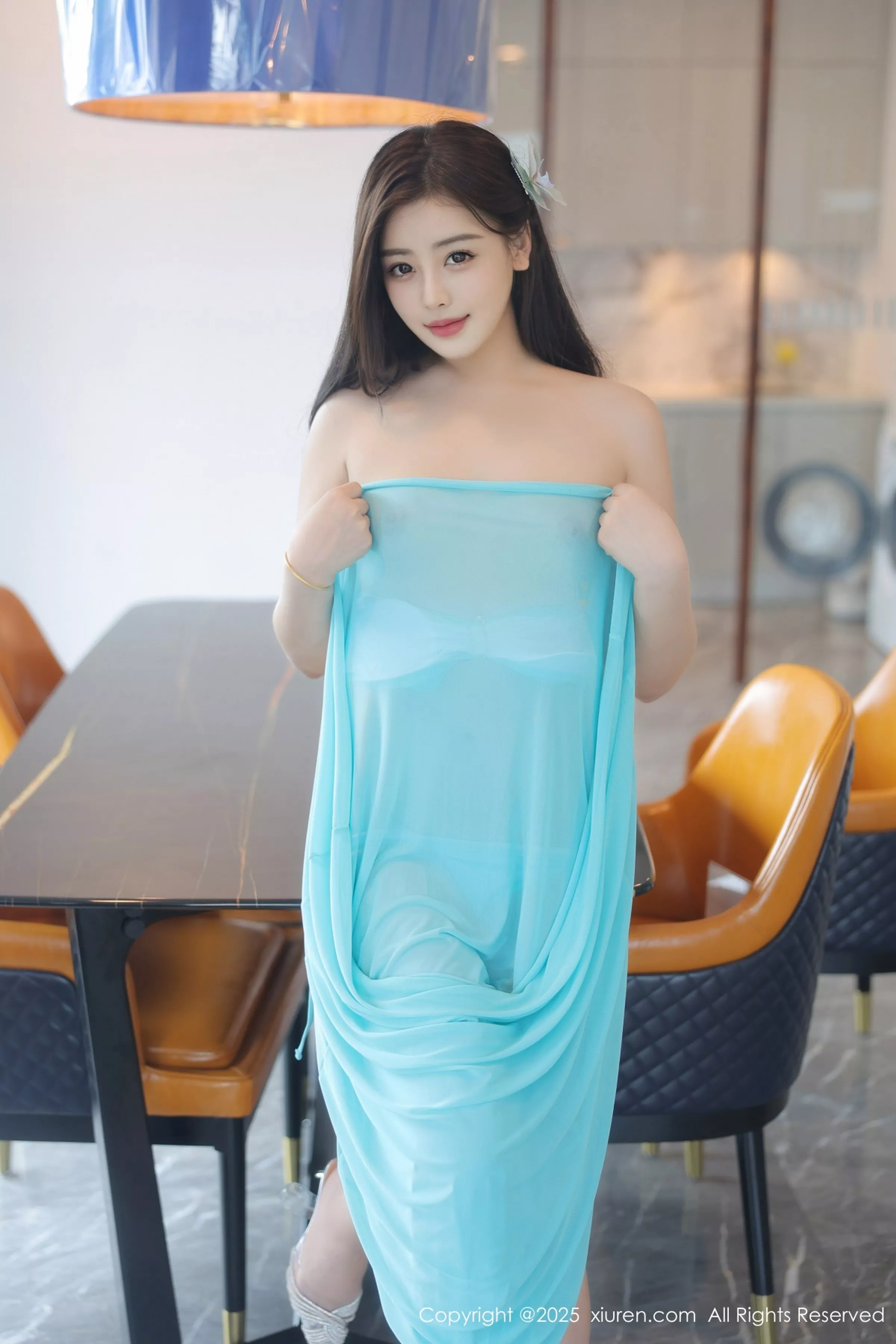 秀人集.com_[XiuRen秀人网]No.10187_模特希雅sia泳池场景性感蓝色比基尼秀完美身材撩人诱惑写真58P