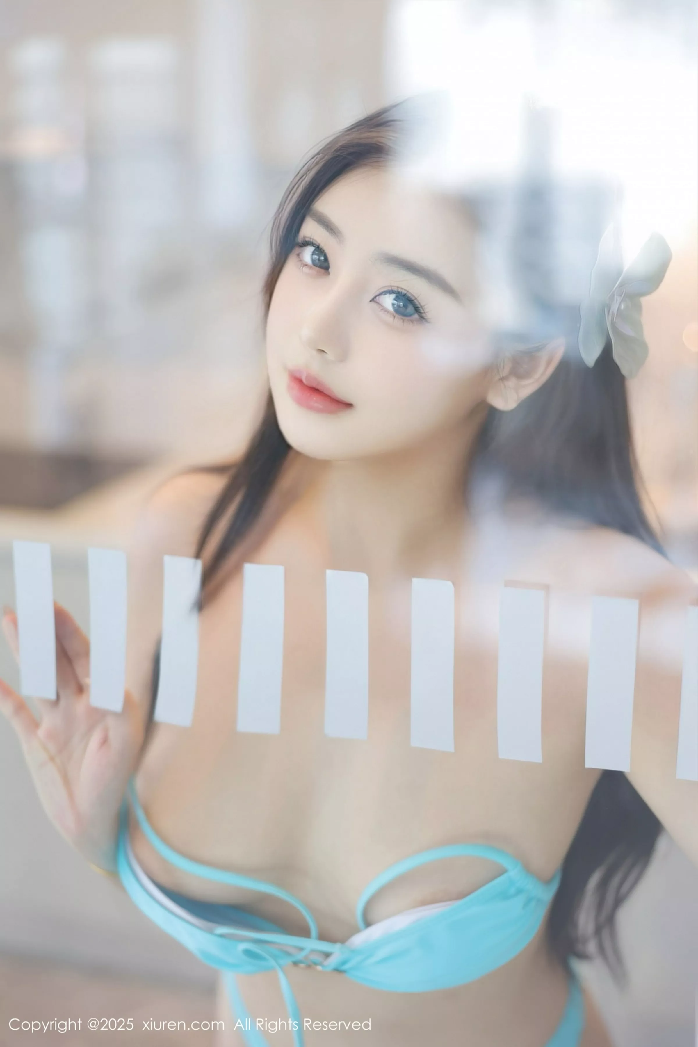 秀人集.com_[XiuRen秀人网]No.10187_模特希雅sia泳池场景性感蓝色比基尼秀完美身材撩人诱惑写真58P