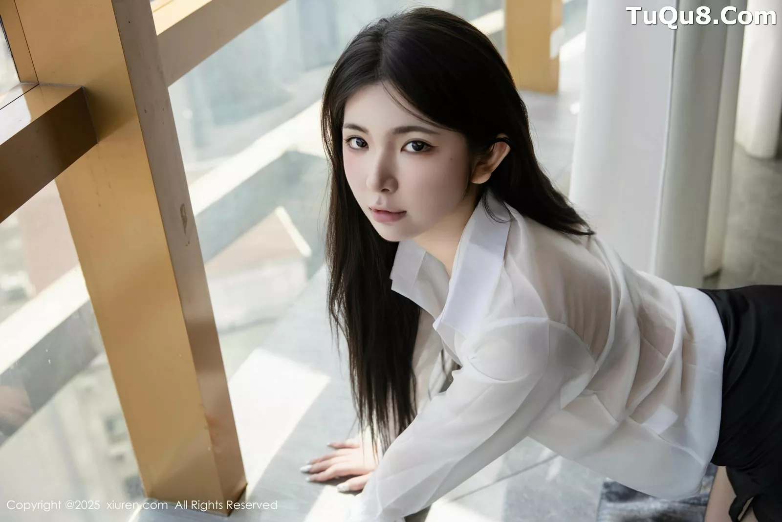 秀人集.com_[XiuRen秀人网]No.10338_新人模特童童Bunny性感OL服饰配超薄黑丝秀曼妙身材诱惑写真77P