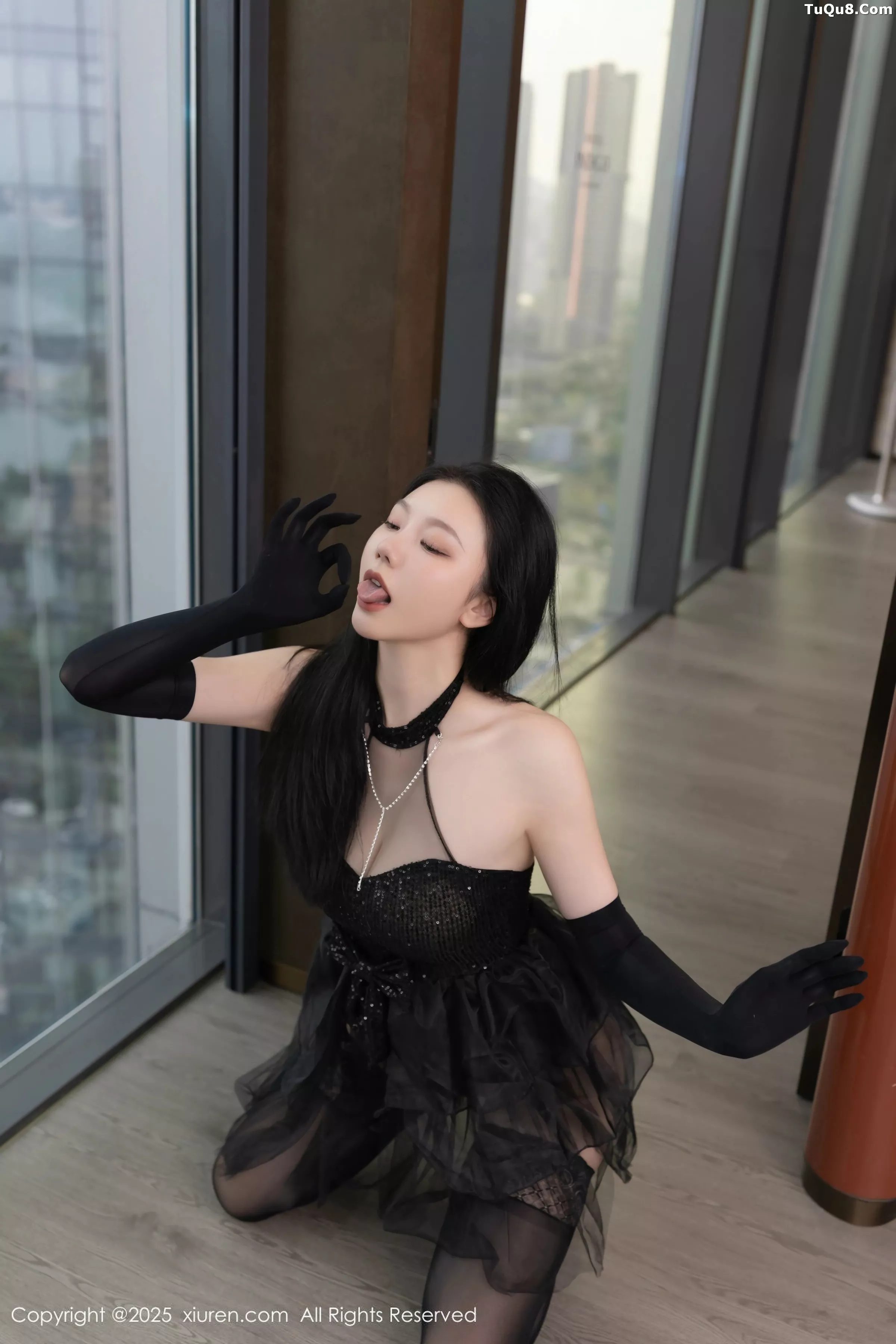 秀人集.com_[XiuRen秀人网]No.10363_模特安然anran性感黑色芭蕾服配黑色丝袜秀曼妙身姿诱惑写真80P