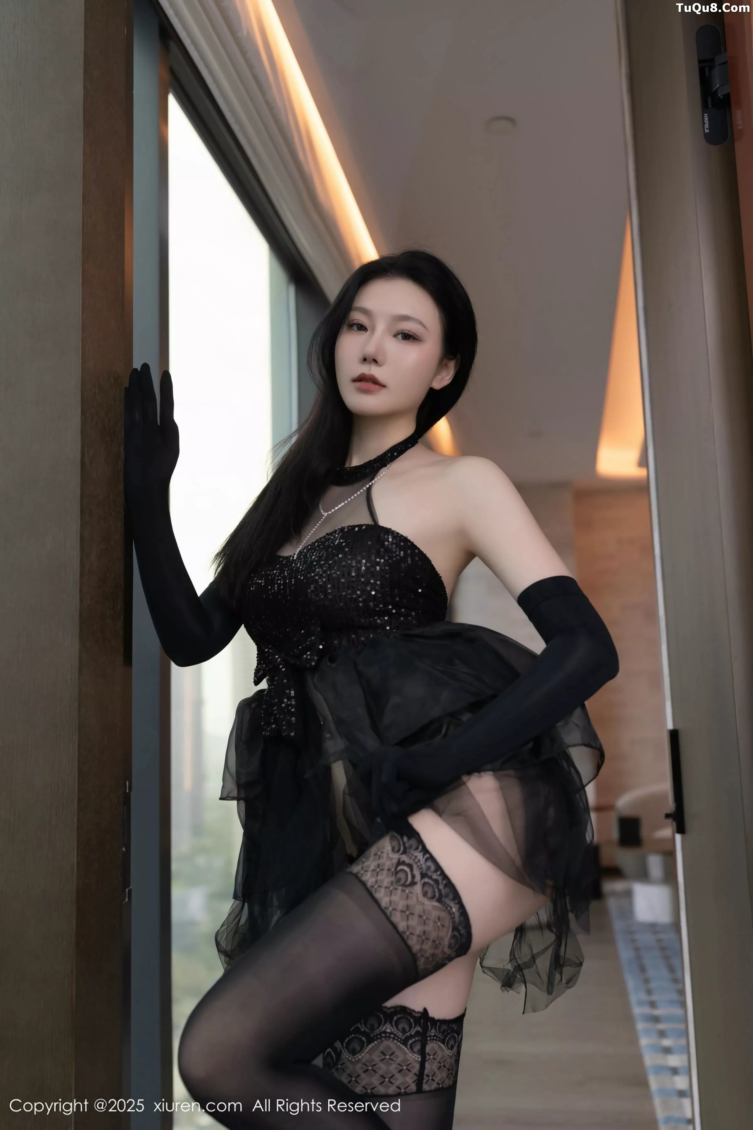 秀人集.com_[XiuRen秀人网]No.10363_模特安然anran性感黑色芭蕾服配黑色丝袜秀曼妙身姿诱惑写真80P