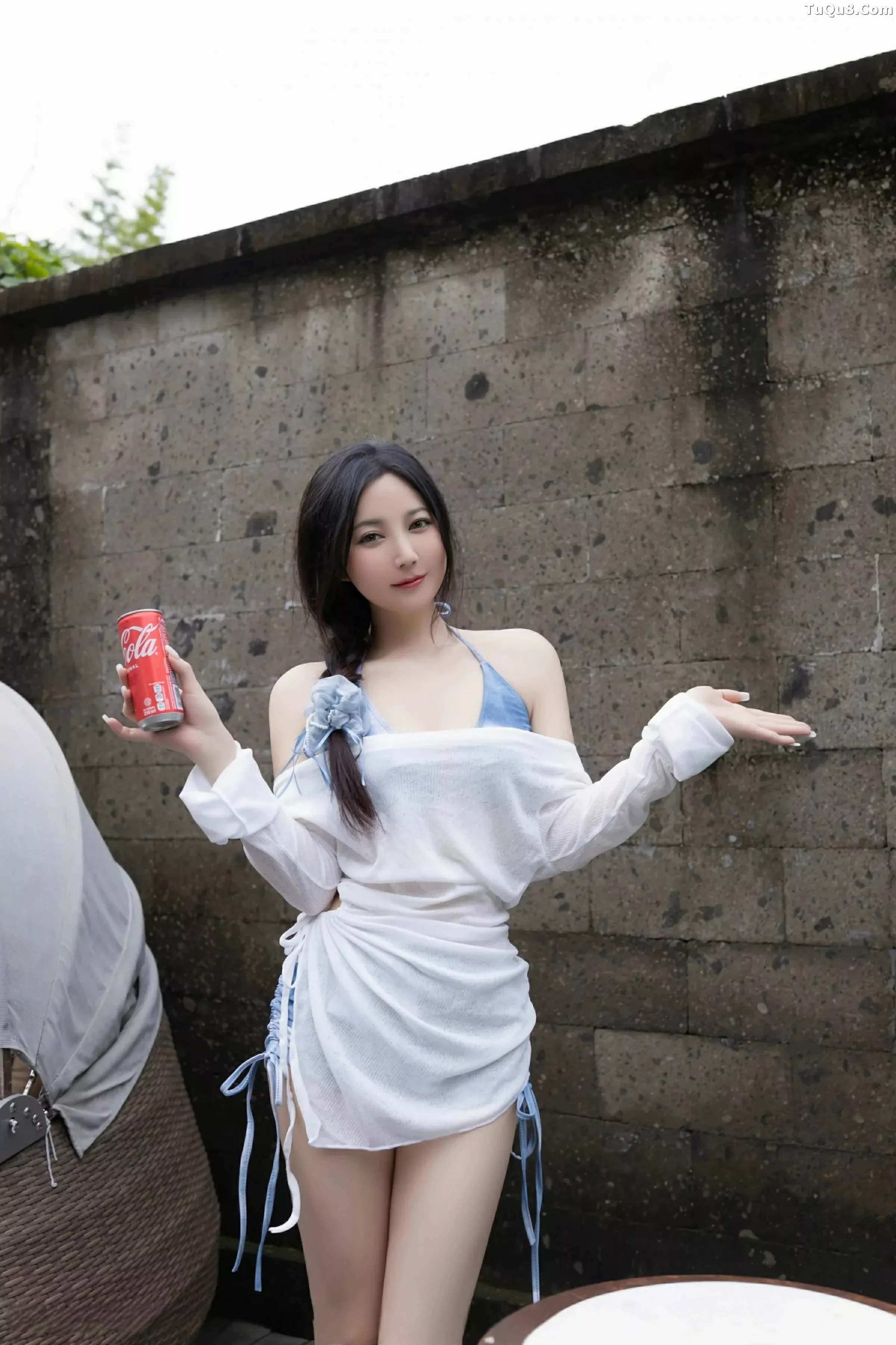 秀人集.com_[XiuRen秀人网]No.10377_模特鱼子酱Fish白色轻透服饰露蓝色比基尼秀曼妙身姿诱惑写真80P