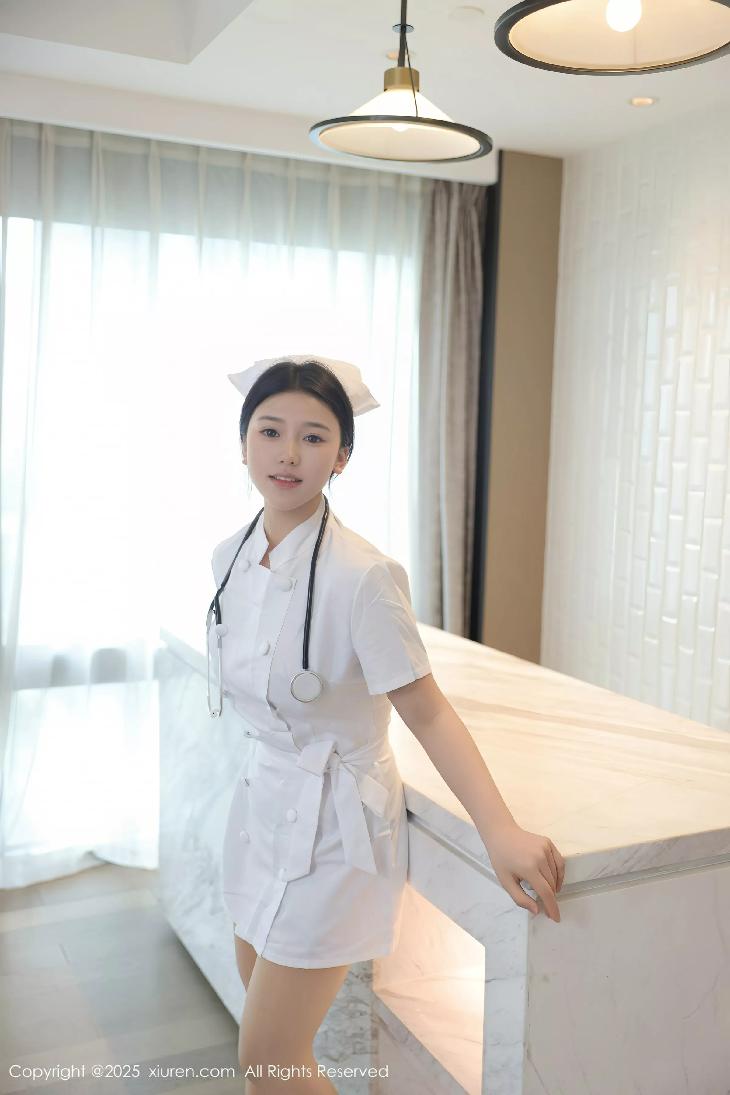 秀人集.com_[XiuRen秀人网]No.10465_模特林嘉馨性感白色护士制服露紫色情趣内衣秀丰腴身材诱惑写真80P