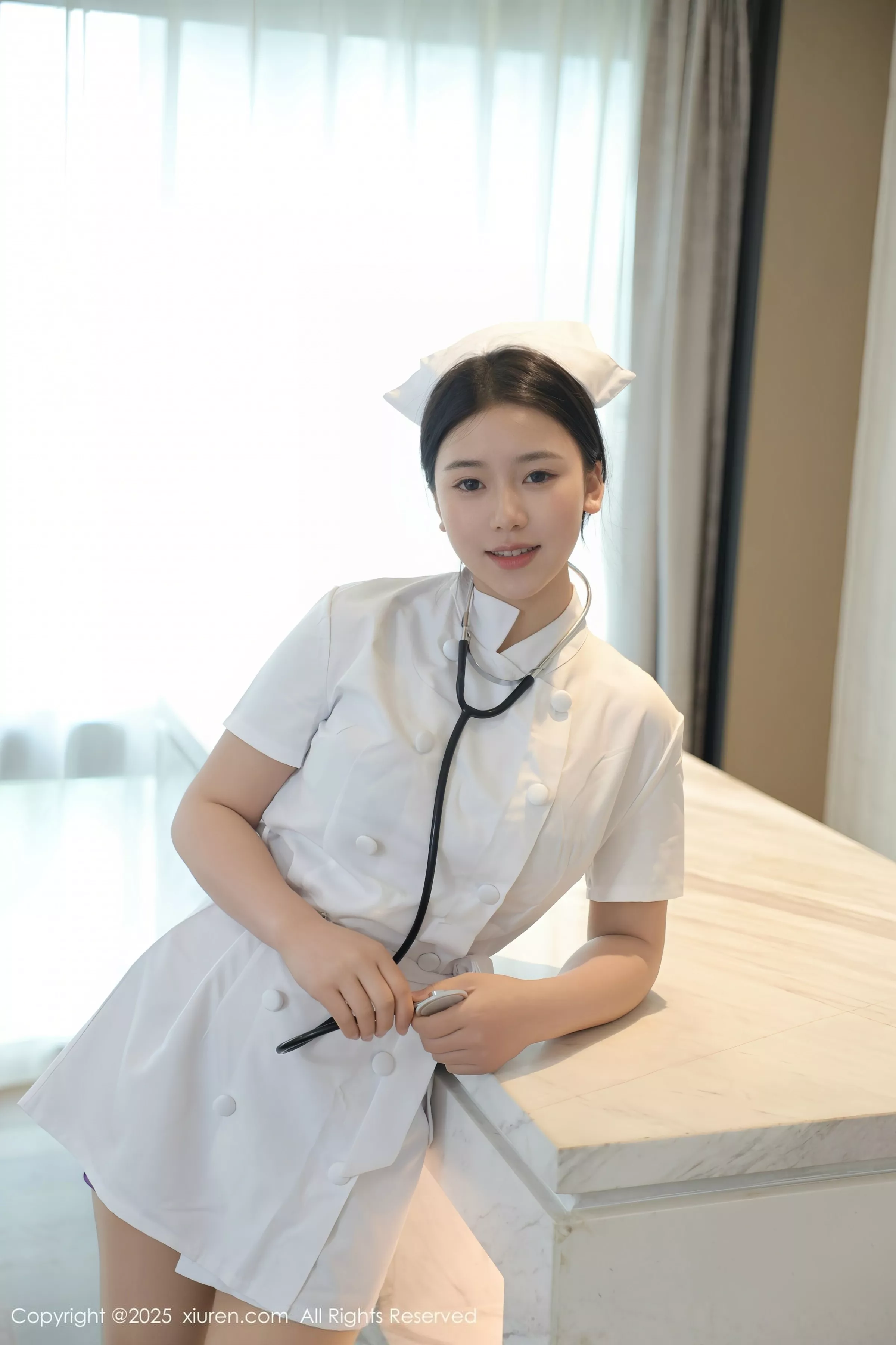 秀人集.com_[XiuRen秀人网]No.10465_模特林嘉馨性感白色护士制服露紫色情趣内衣秀丰腴身材诱惑写真80P