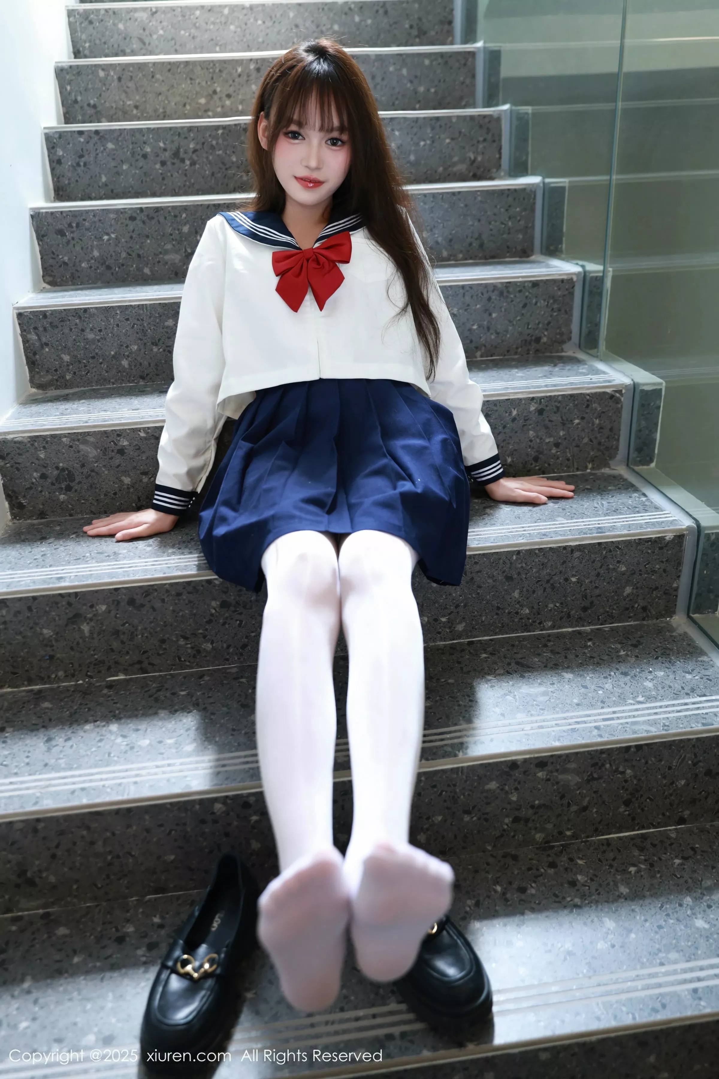 秀人集.com_[XiuRen秀人网]No.10458_新人模特糯咪性感JK制服配超薄白丝袜秀曼妙身姿撩人诱惑写真88P