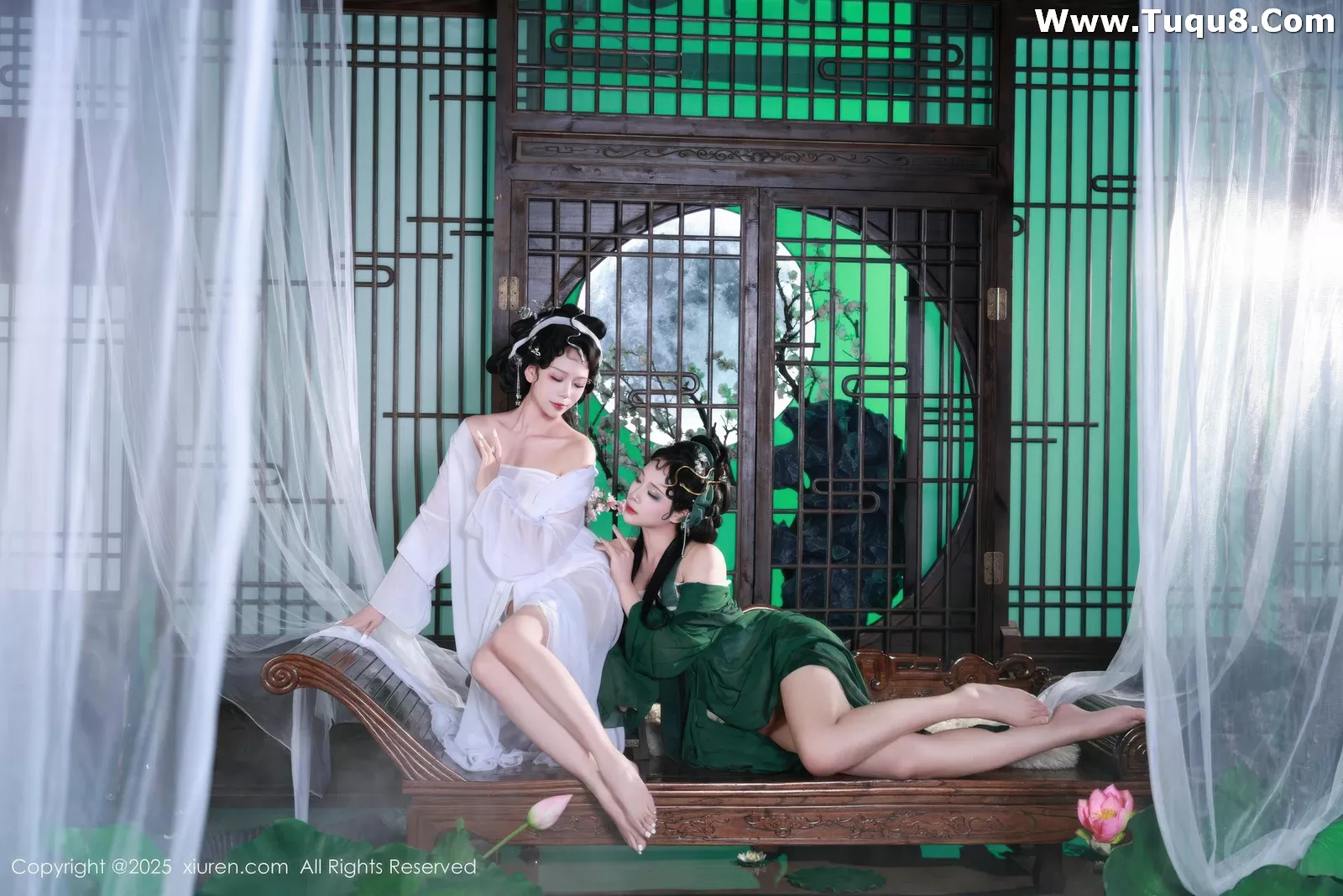 秀人集.com_[XiuRen秀人网]No.10561_模特南乔古风场景青蛇装扮性感低胸服饰秀完美身材诱惑写真88P