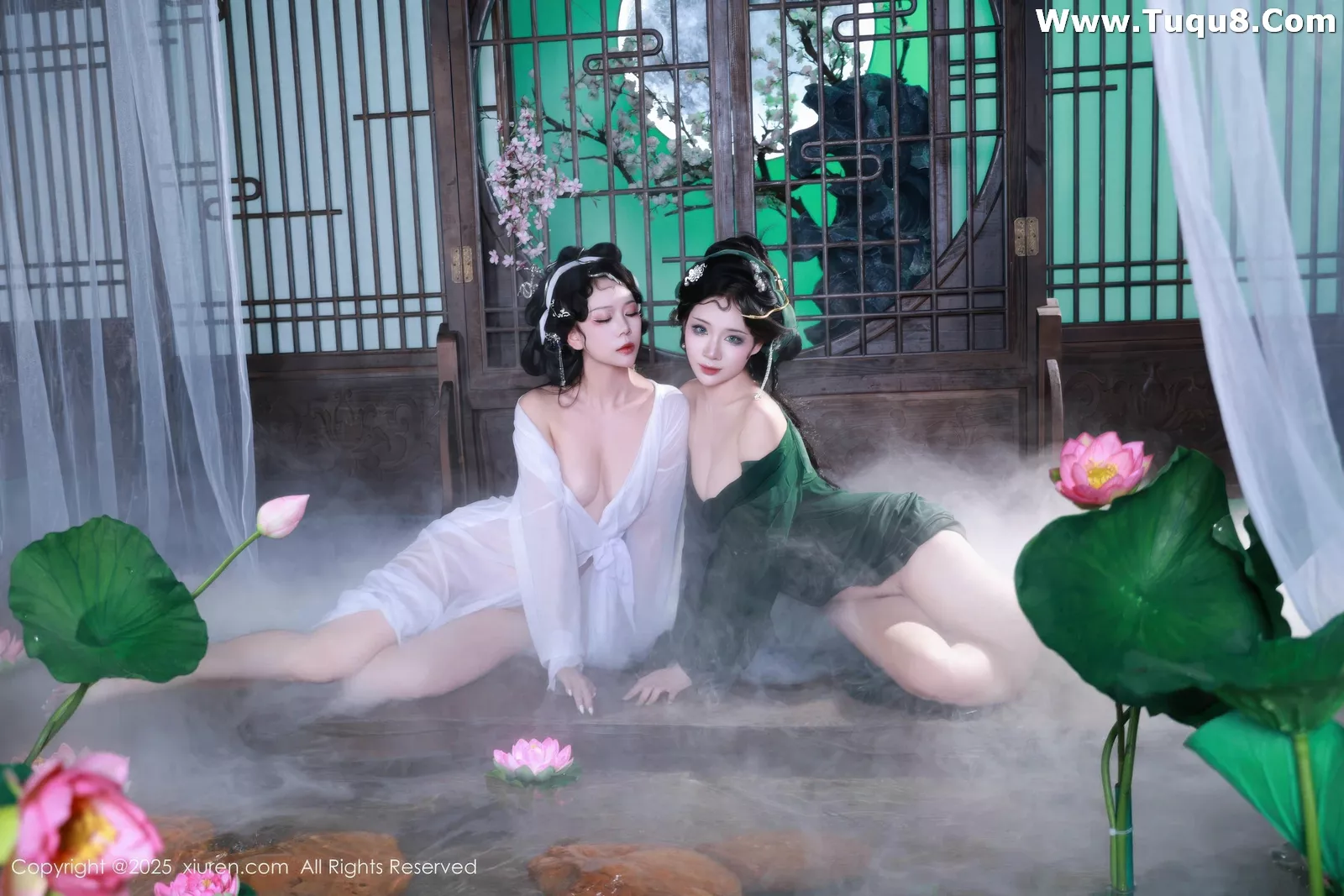 秀人集.com_[XiuRen秀人网]No.10561_模特南乔古风场景青蛇装扮性感低胸服饰秀完美身材诱惑写真88P