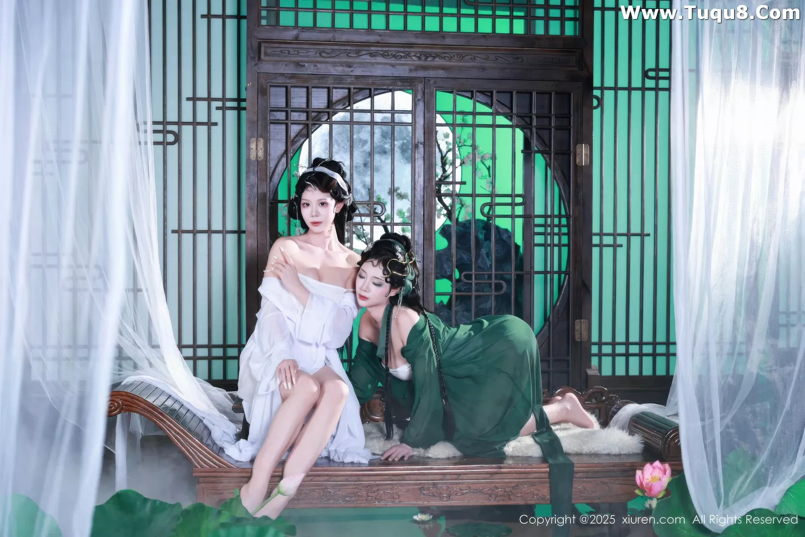 秀人集.com_[XiuRen秀人网]No.10561_模特南乔古风场景青蛇装扮性感低胸服饰秀完美身材诱惑写真88P