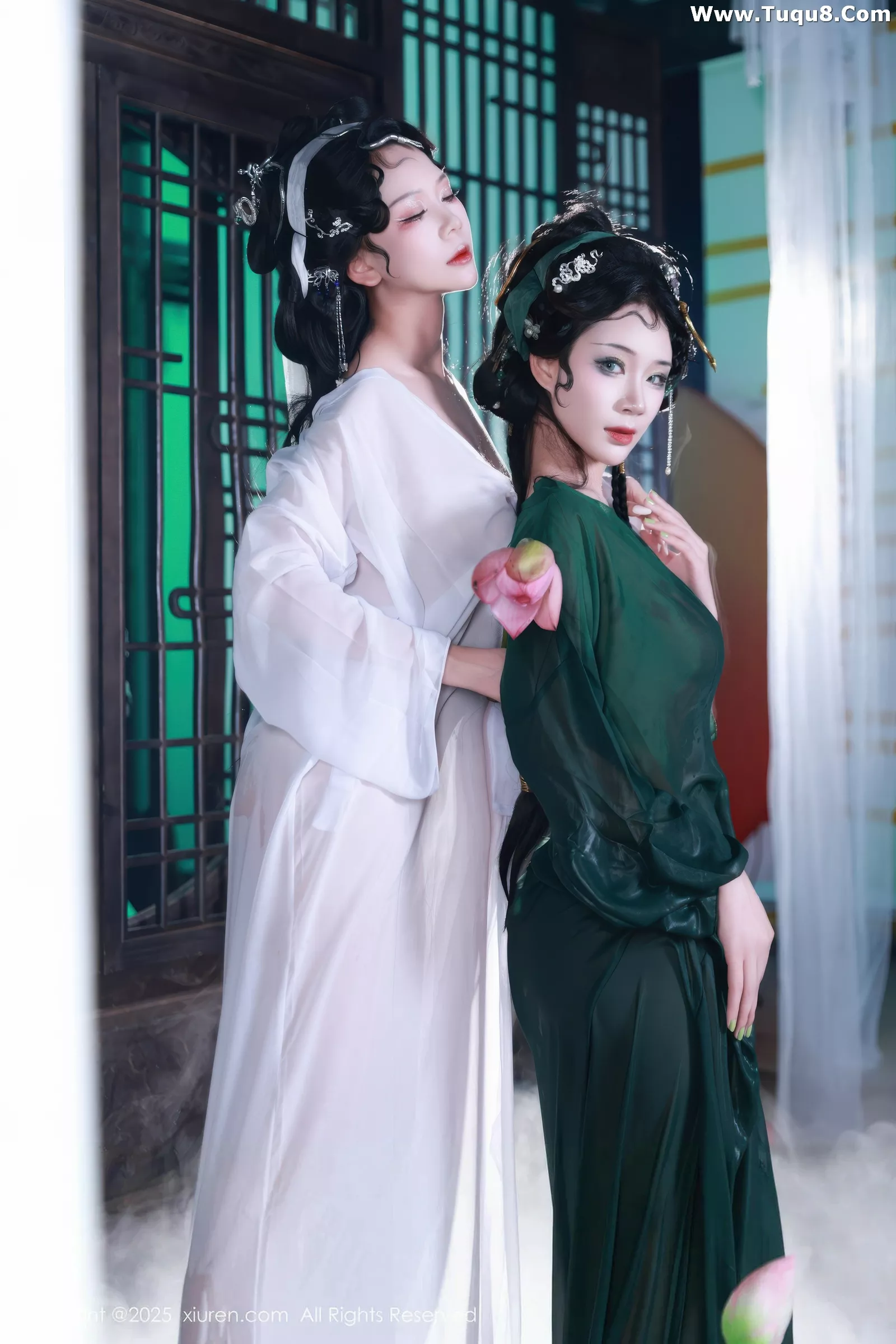 秀人集.com_[XiuRen秀人网]No.10561_模特南乔古风场景青蛇装扮性感低胸服饰秀完美身材诱惑写真88P