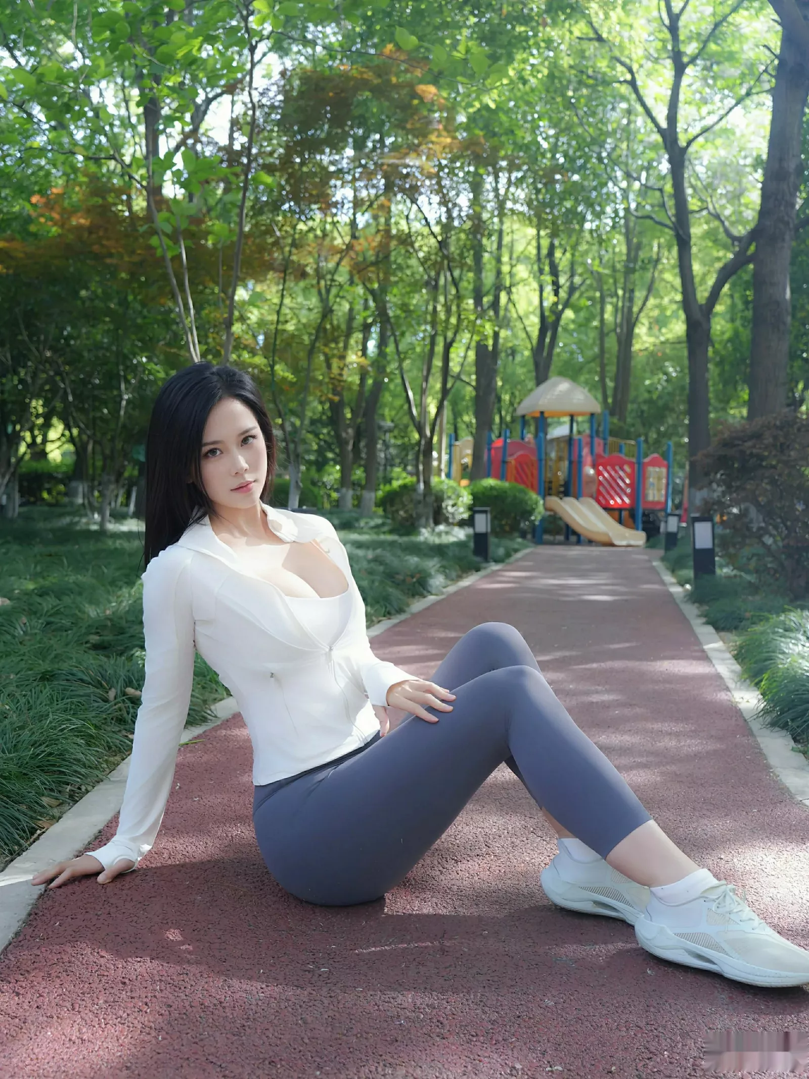 秀人集.com_[XiuRen秀人网]No.10595_模特玫瑰我爱你性感白蓝瑜伽运动服紧身秀凹凸身材惹火诱惑写真81P