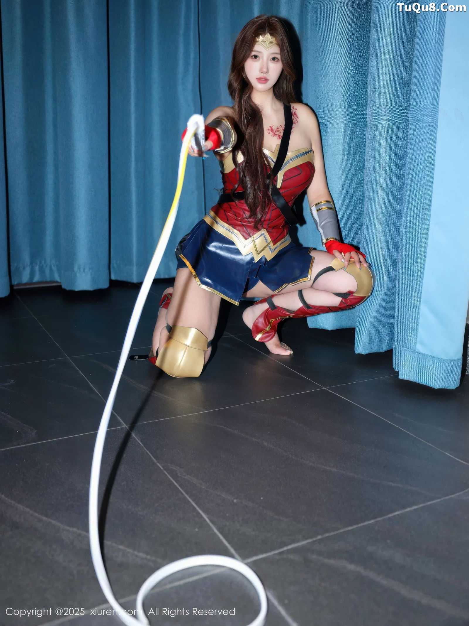 秀人集.com_[XiuRen秀人网]No.10710_模特金允希Yuki性感Cos神奇女侠服饰秀完美身材迷人诱惑写真80P