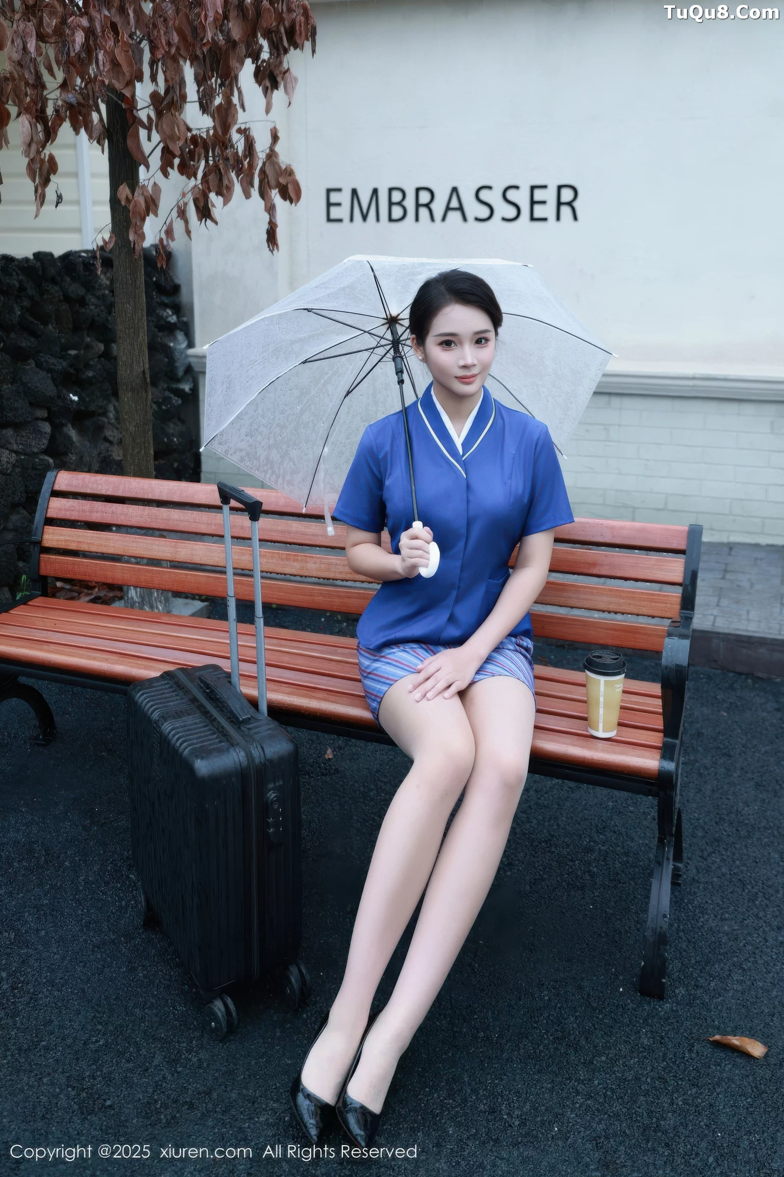 秀人集.com_[XiuRen秀人网]No.10708_模特南乔性感蓝色空姐制服配肉色丝袜秀完美身材迷人诱惑写真64P